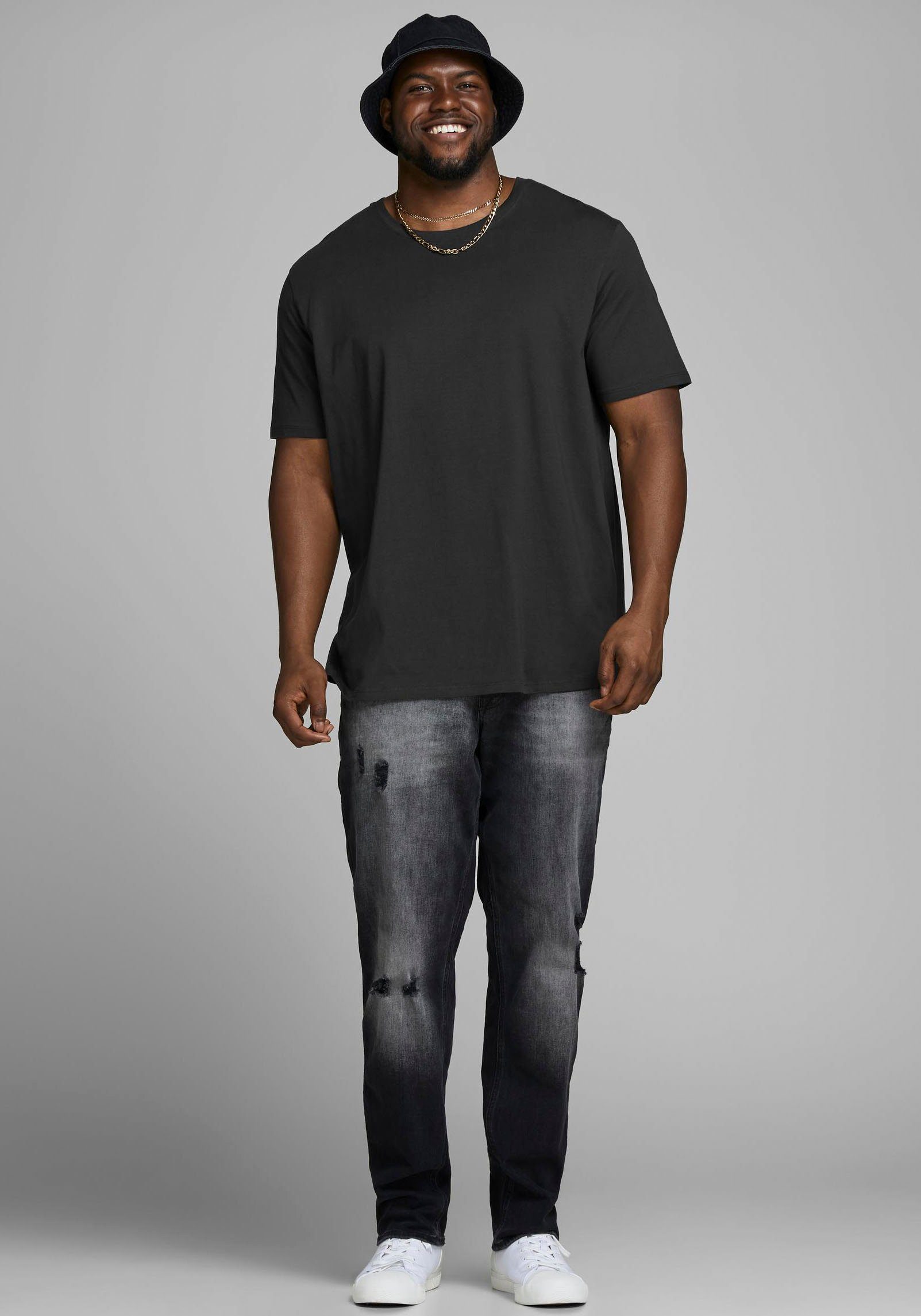 Jack & Jones PlusSize Shirt met ronde hals CORP LOGO TEE