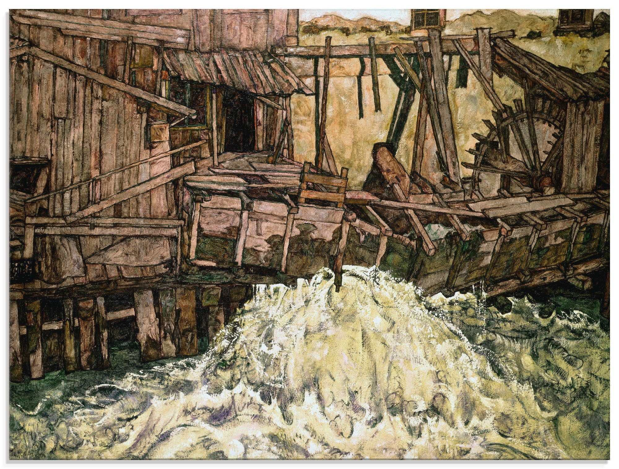 Artland Print op glas De molen. 1916 (1 stuk)