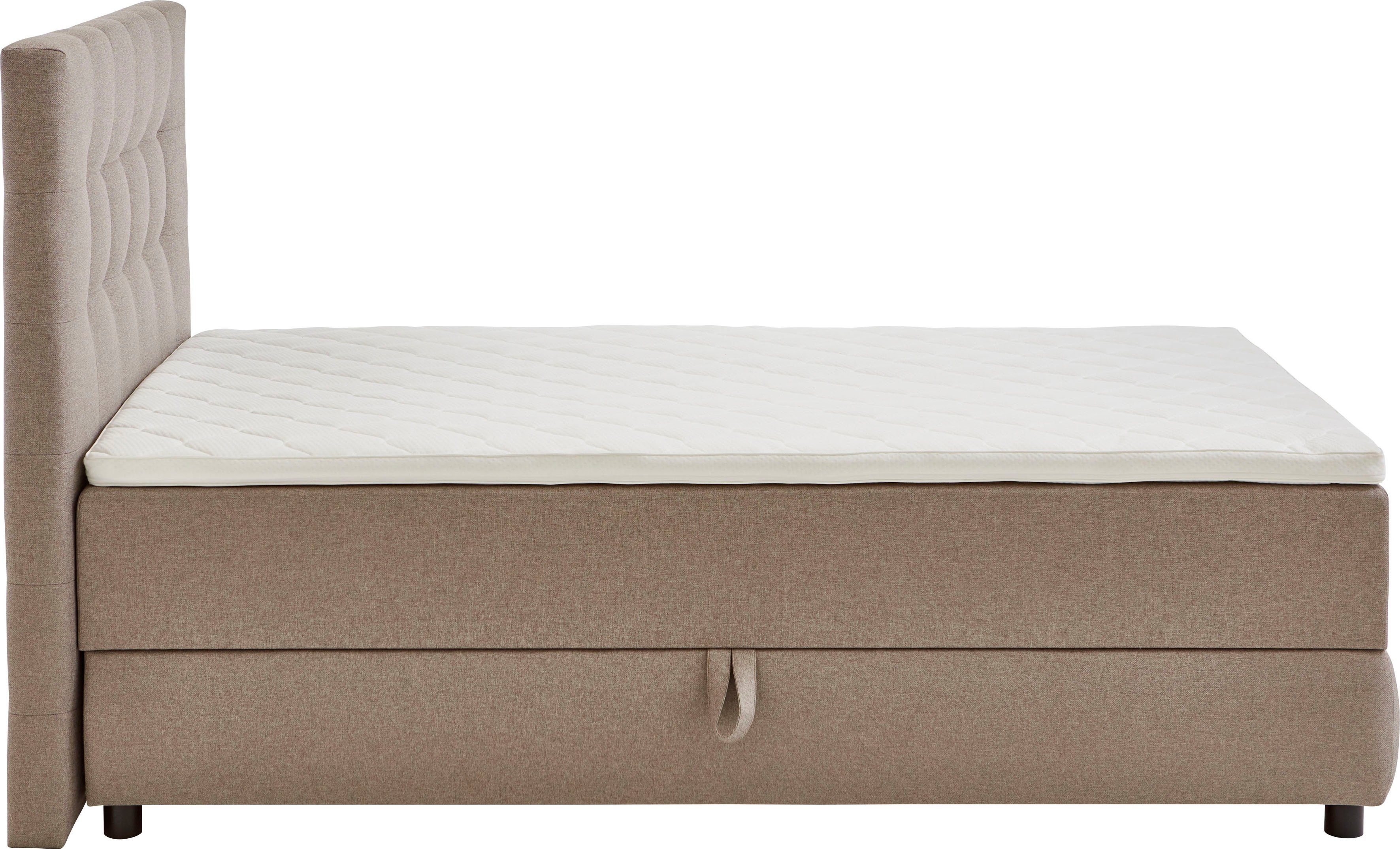 ATLANTIC home collection Boxspring Lilo inclusief bedkist en topper