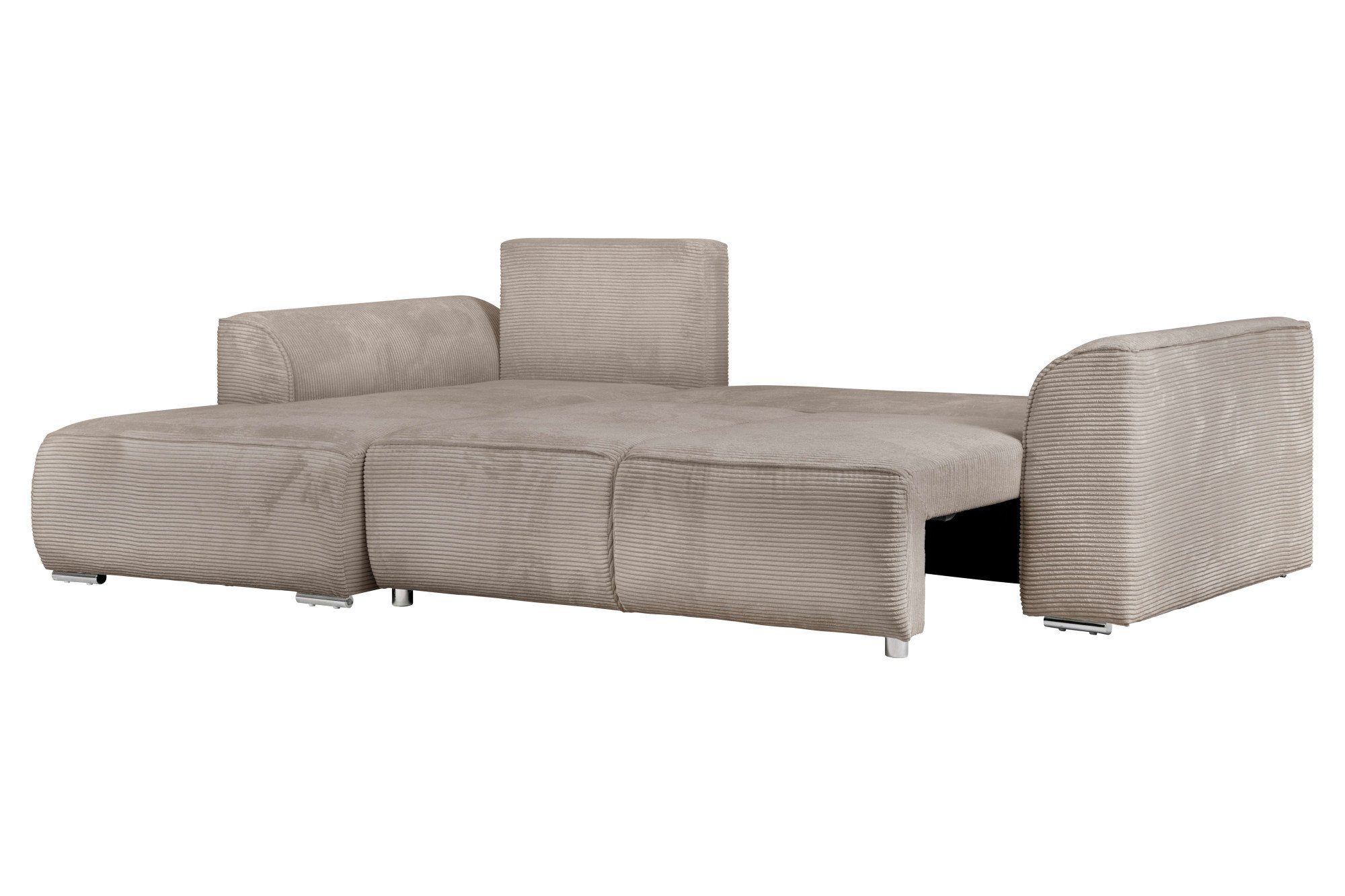 INOSIGN Hoekbank BEATRICE optionele slaapbank met bedlade, B/D/H: 265/170/86 cm