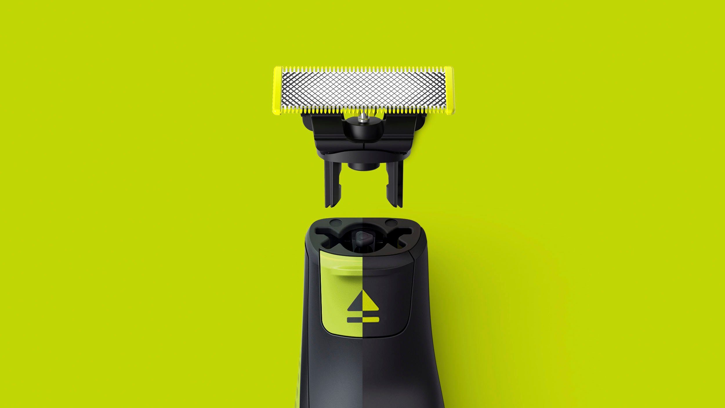 Philips Reserve-scheerkoppen OneBlade Face + Body Set QP310/50 geschikt voor alle oneblade handstukken, een lemmet is geschikt voor tot 4 maanden (set, 5 stuks)