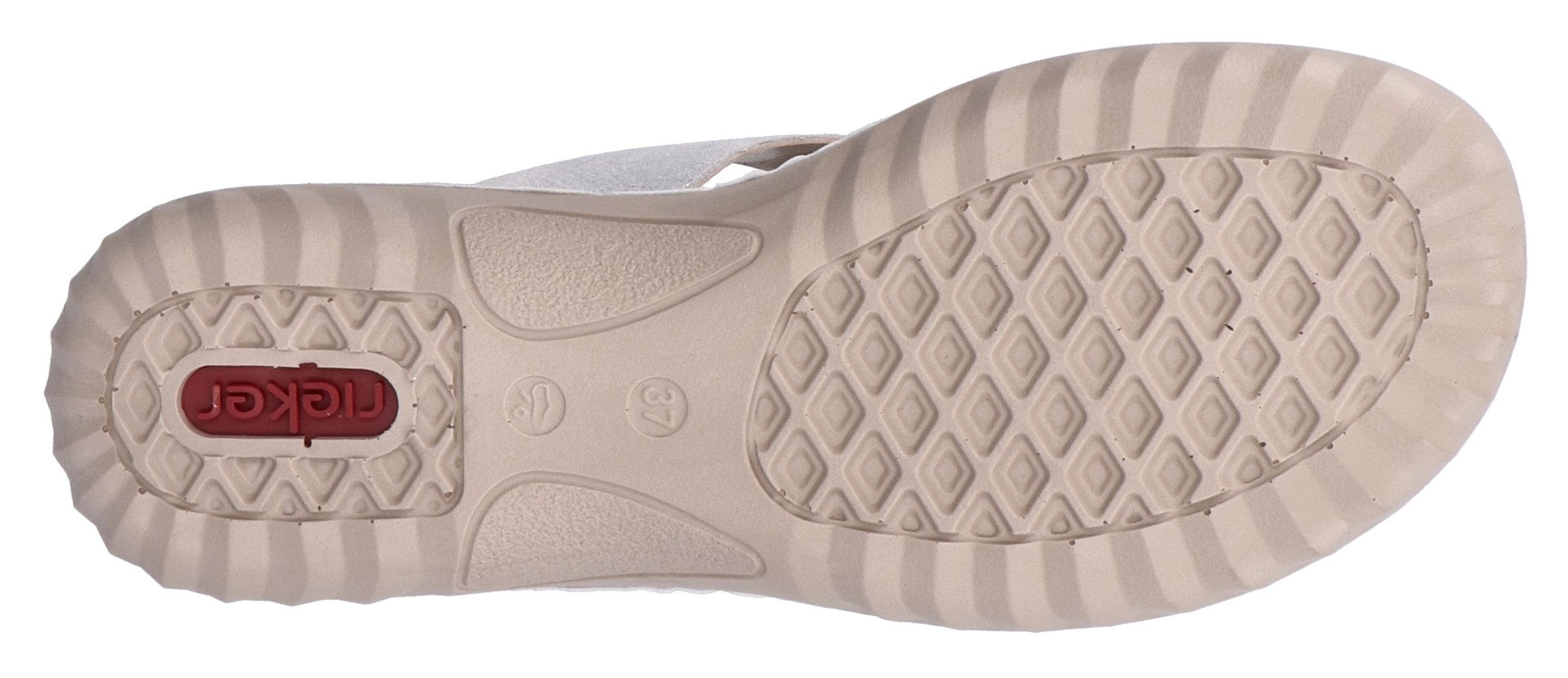 Rieker Slippers , zomerschoen, strandschoen met verstelbare klittenbandsluitingen