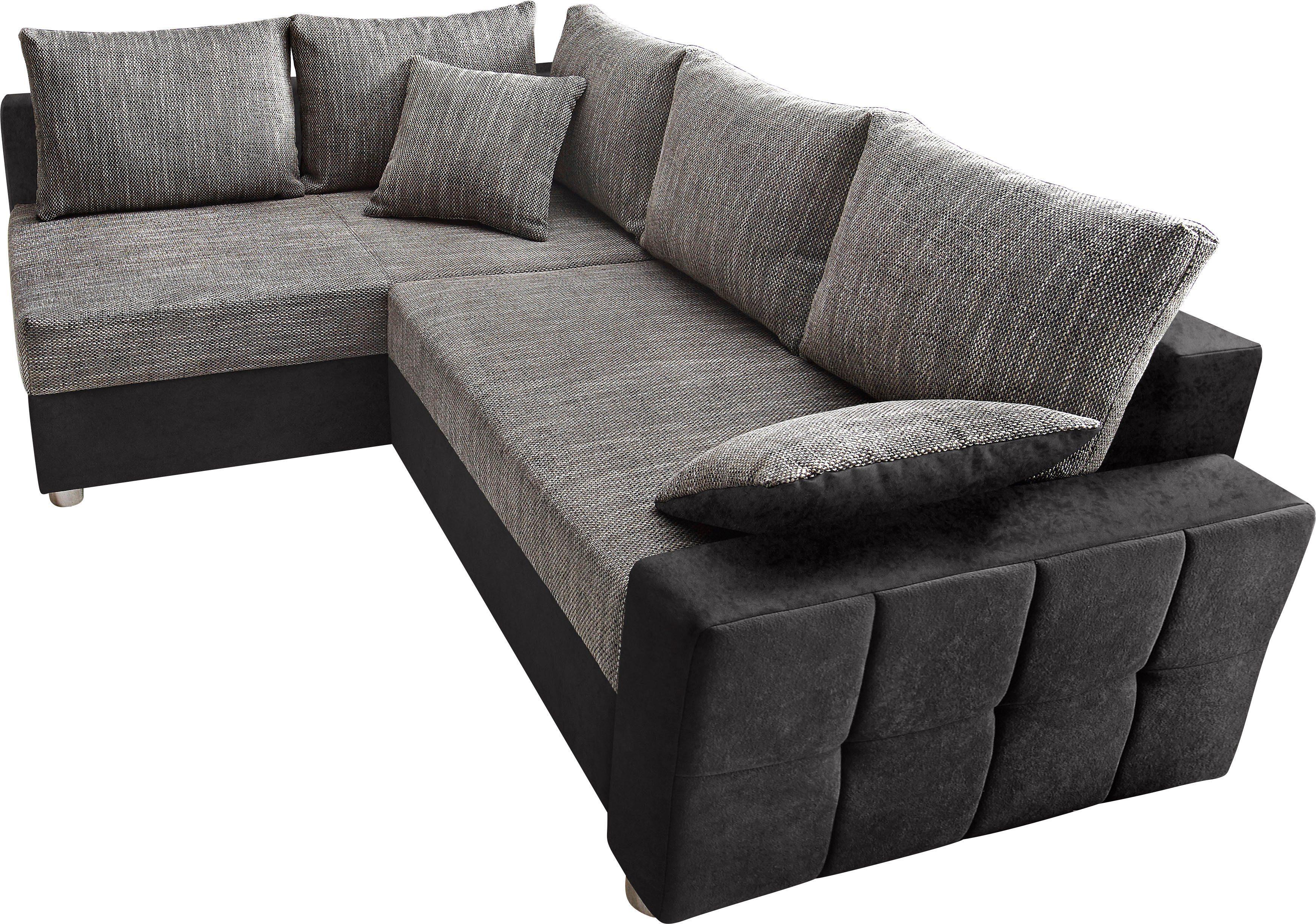 COLLECTION AB Hoekbank Parma L-vorm met slaapfunctie en binnenvering
