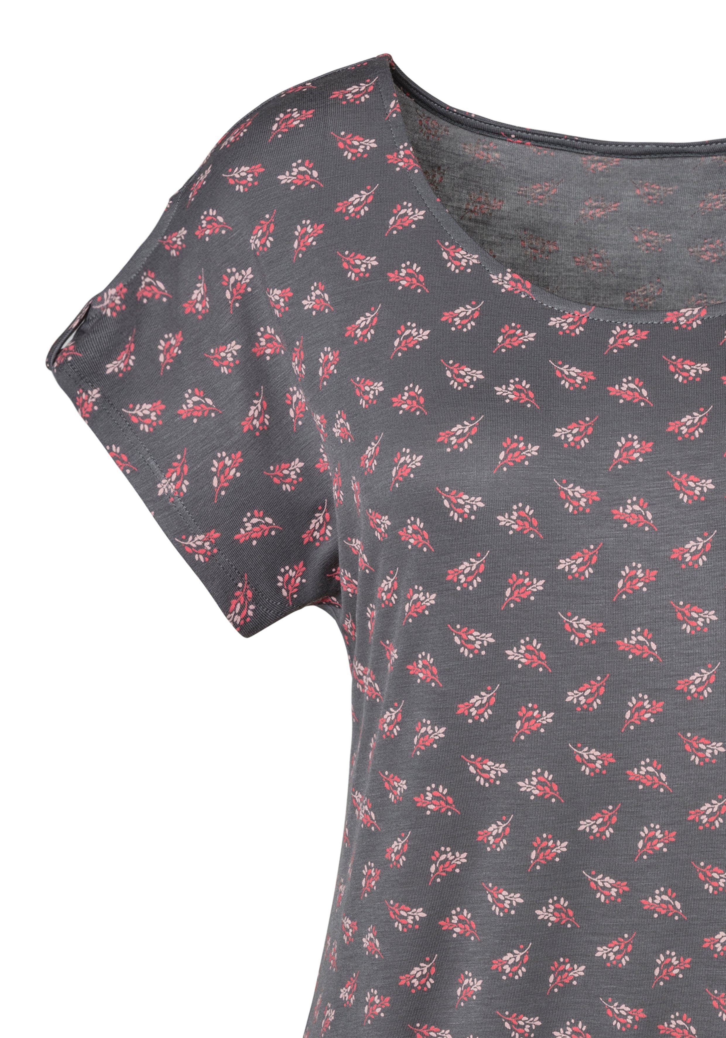 Lascana T-shirt Met kleine cut-out op de mouw
