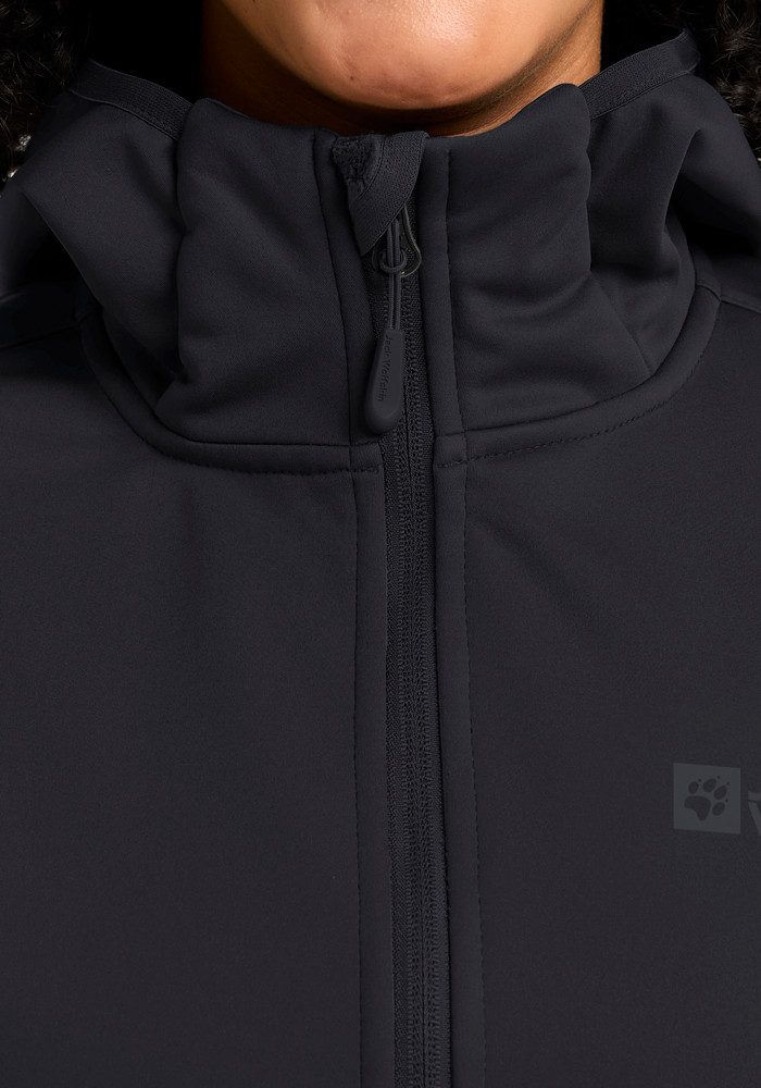 Jack Wolfskin Softshell-jack WINDHAIN HOODY W