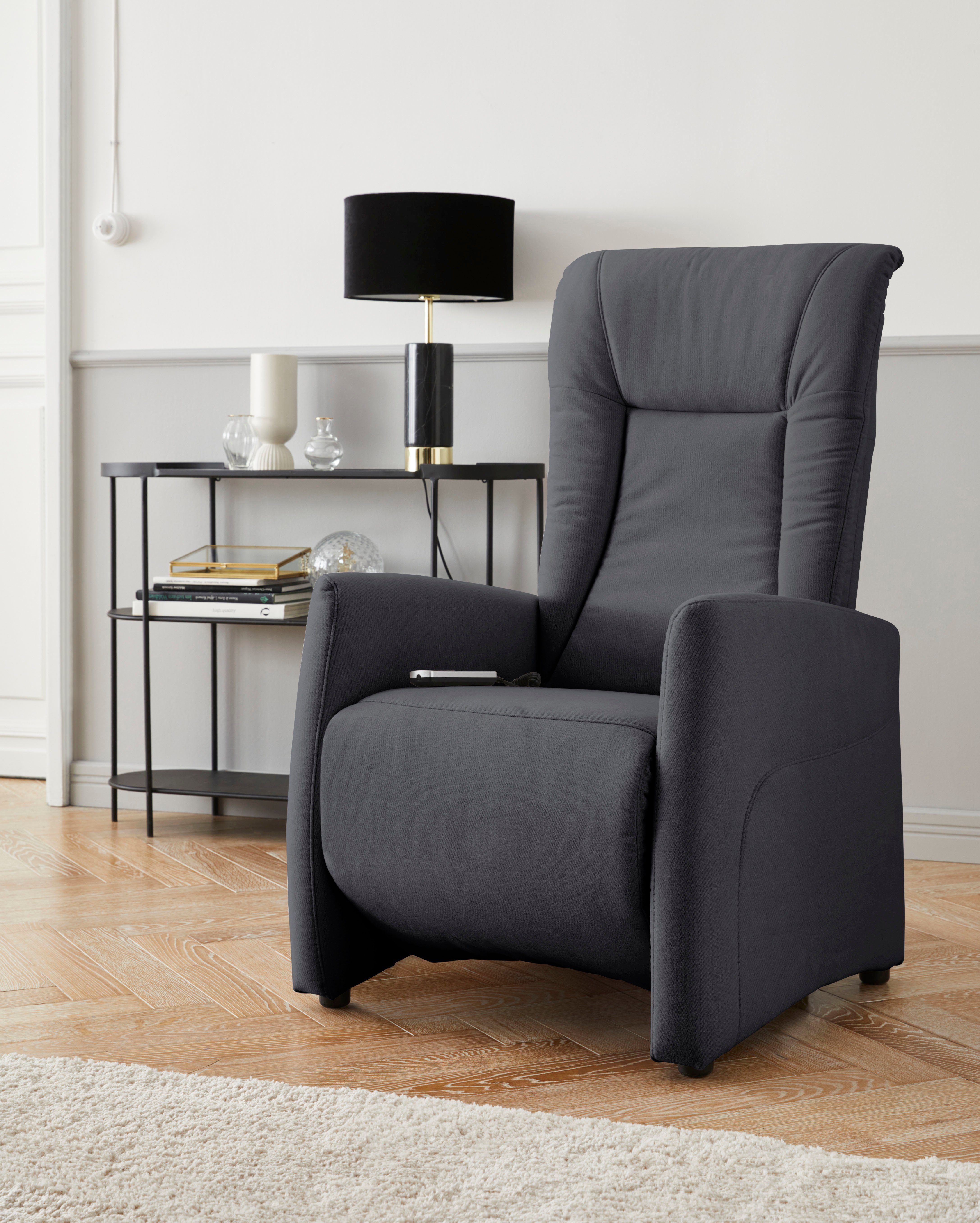 sit&more Relaxfauteuil MELISSA naar keuze elektrisch of handmatig verstelbaar, optioneel opstahulp tv-fauteuils grijs
