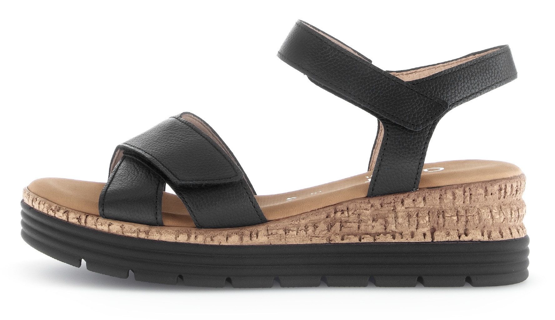 Gabor Sleehaksandaaltjes Genua , riemchensandaal, comfort-schoen, zomerschoen, stretchinzet, breedte g
