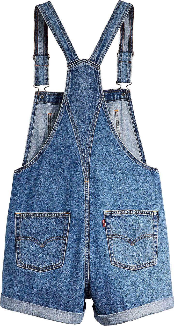 Levi's® Korte jumpsuit VINTAGE SHORTALL met destroyed-effecten