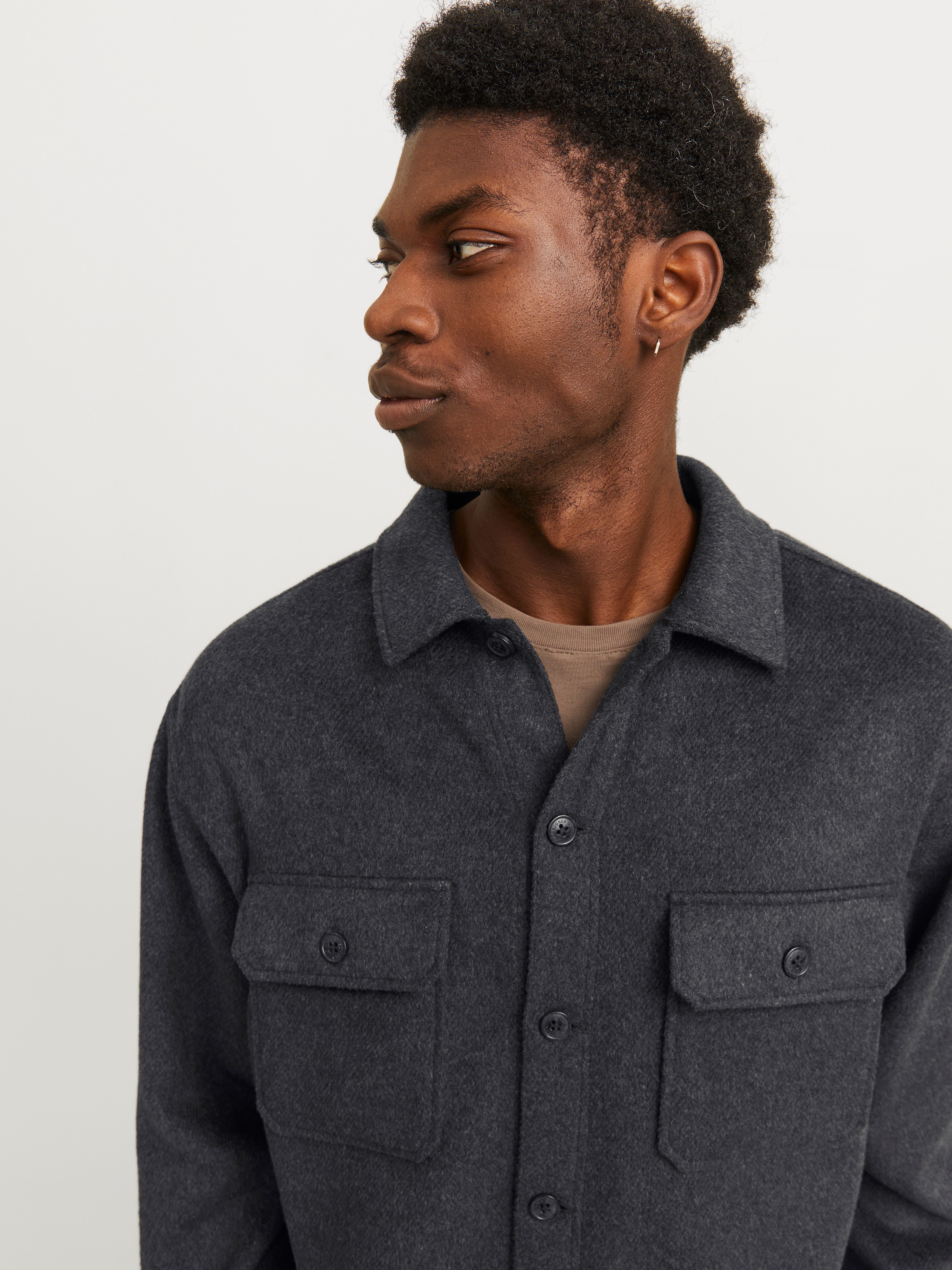 Jack & Jones Overhemd met lange mouwen JJEBRADLEY OLLIE OVERSHIRT LS NOOS