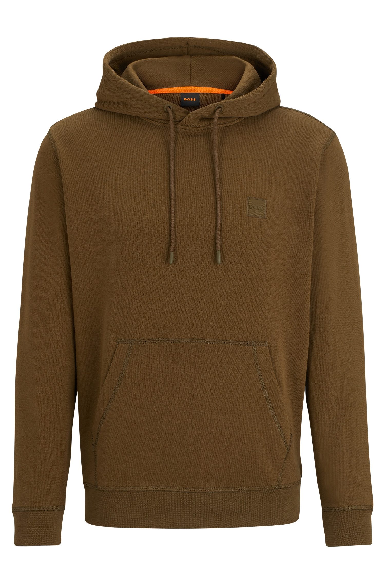 Boss Orange Hoodie Wetalk met geborduurd boss merkembleem