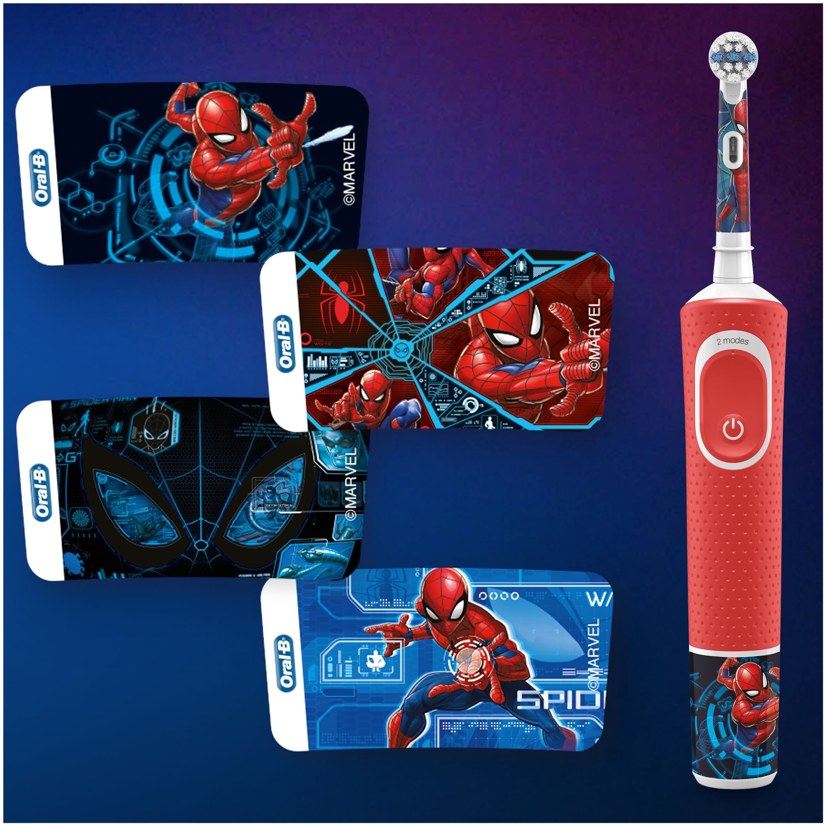 Verslijten Zorgvuldig lezen enz Oral B Elektrische kindertandenborstel Kids Spiderman in de online winkel |  OTTO