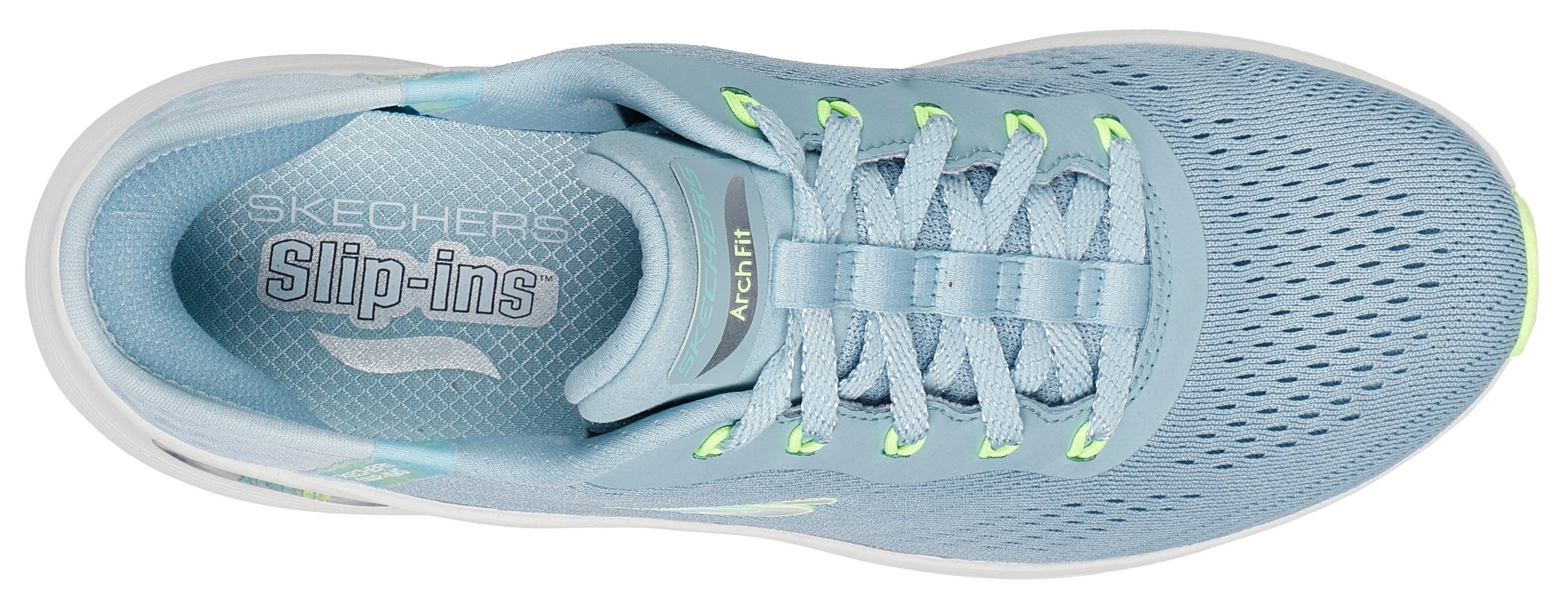 Skechers Slip-on sneakers ARCH FIT 2.0-EASY CHIC , instapschoen, vegan met elastische bungee veters