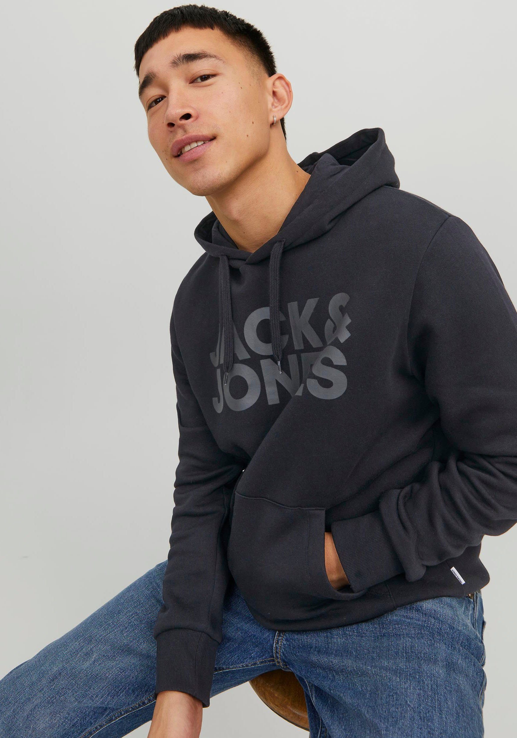 Jack & Jones Hoodie JJECORP LOGO SWEAT HOOD NOOS