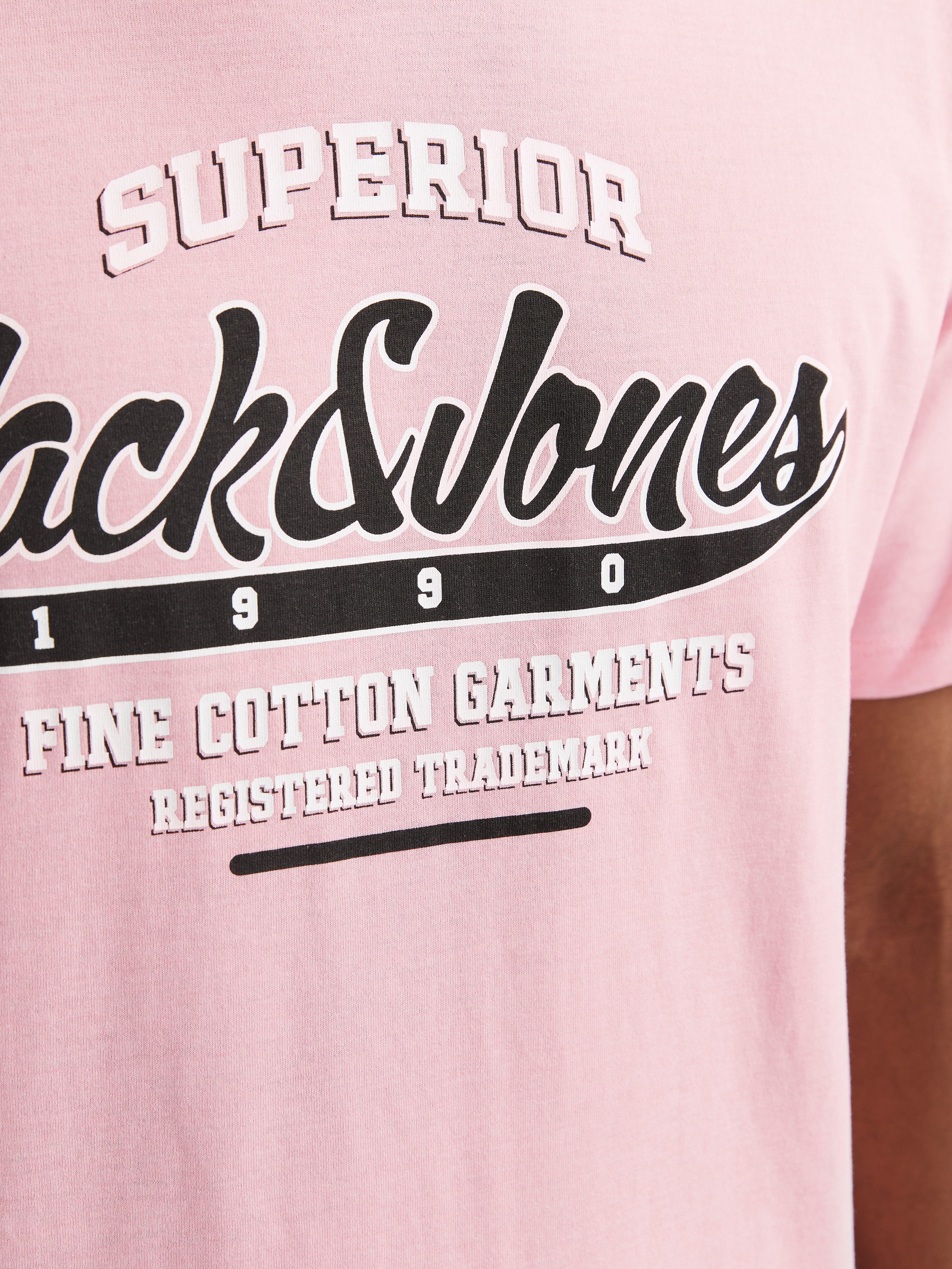 Jack & Jones Shirt met ronde hals JJELOGO TEE SS O-NECK 2 COL SS25 SN