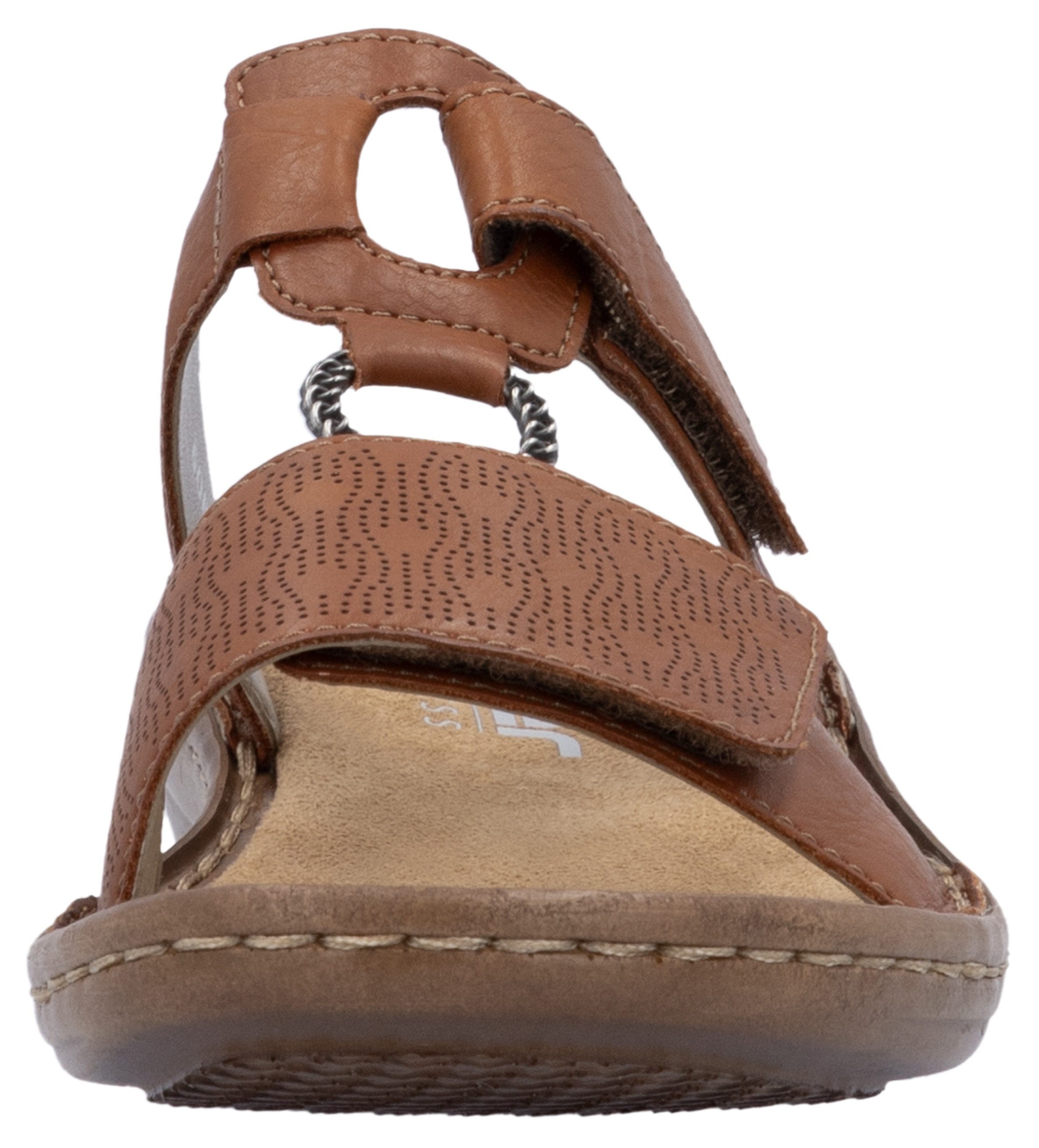 Rieker Slippers , zomerschoen, strand-schoen, klittenbandschoen met perforatie