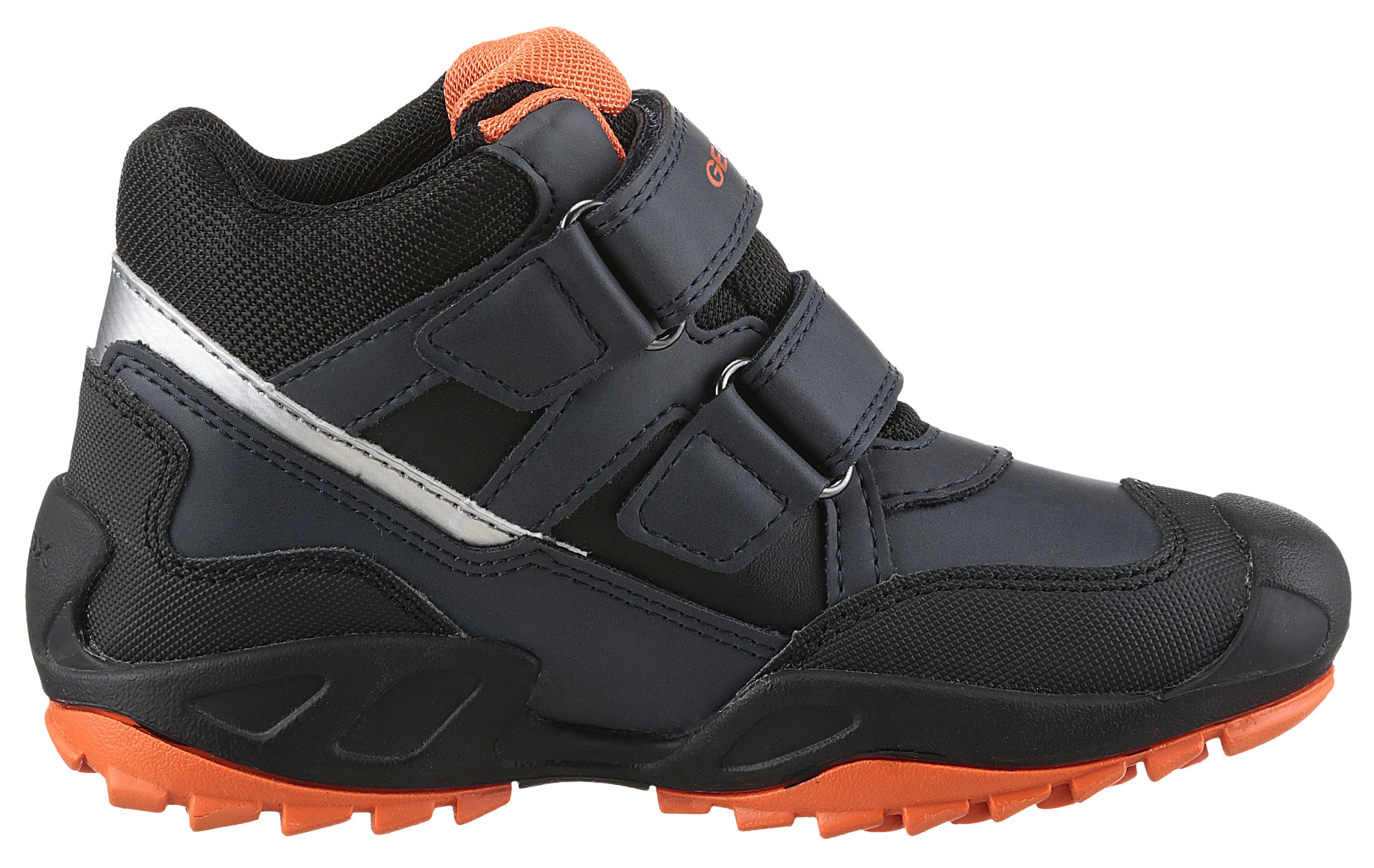 Geox Winterlaarzen J NEW SAVAGE BOY B ABX Klittenbandlaarzen, babylaarzen sneeuwlaarzen met reflectoren
