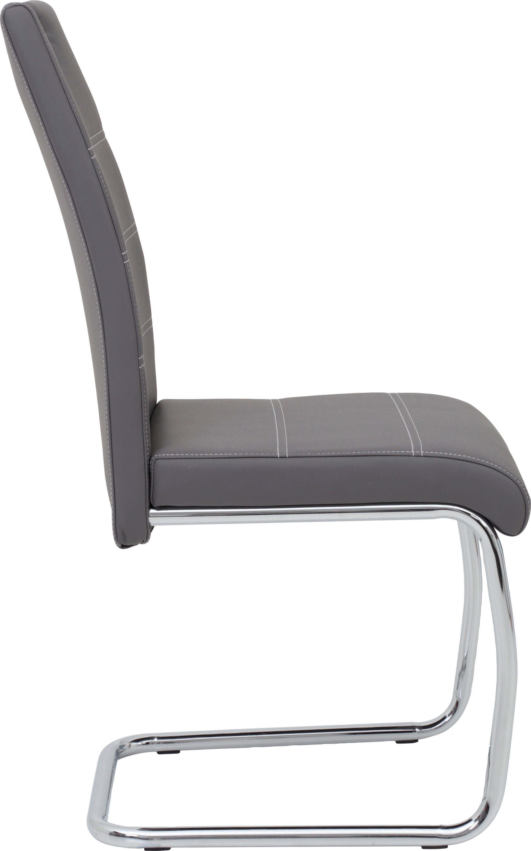 HELA Vrijdragende stoel Flora, eetkamerstoelen 1, 2 of 4 stuks, vrijdragende stoel