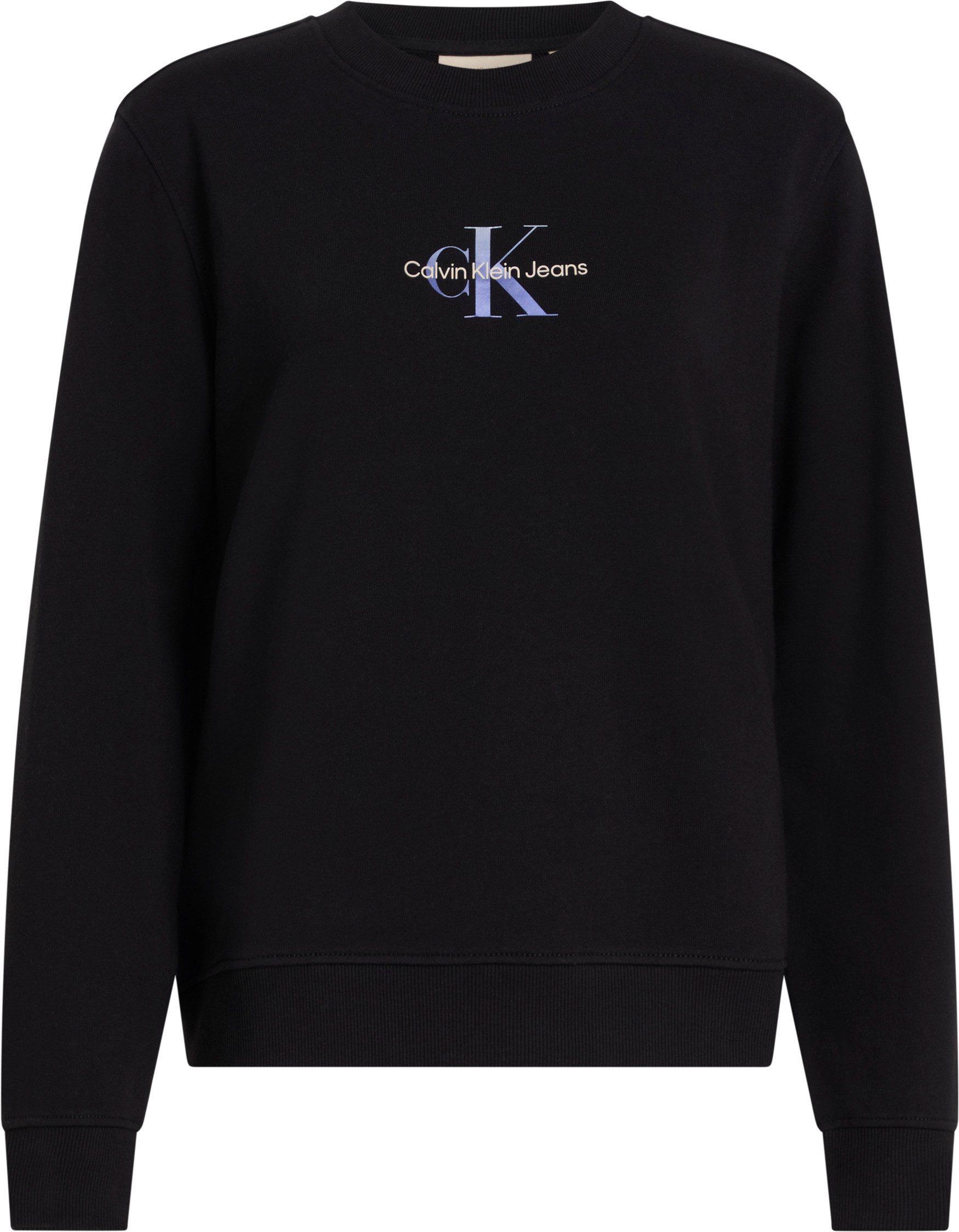 Calvin Klein Jeans Plus Sweatshirt PLUS GRADIENT MONOLOGO CREWNECK