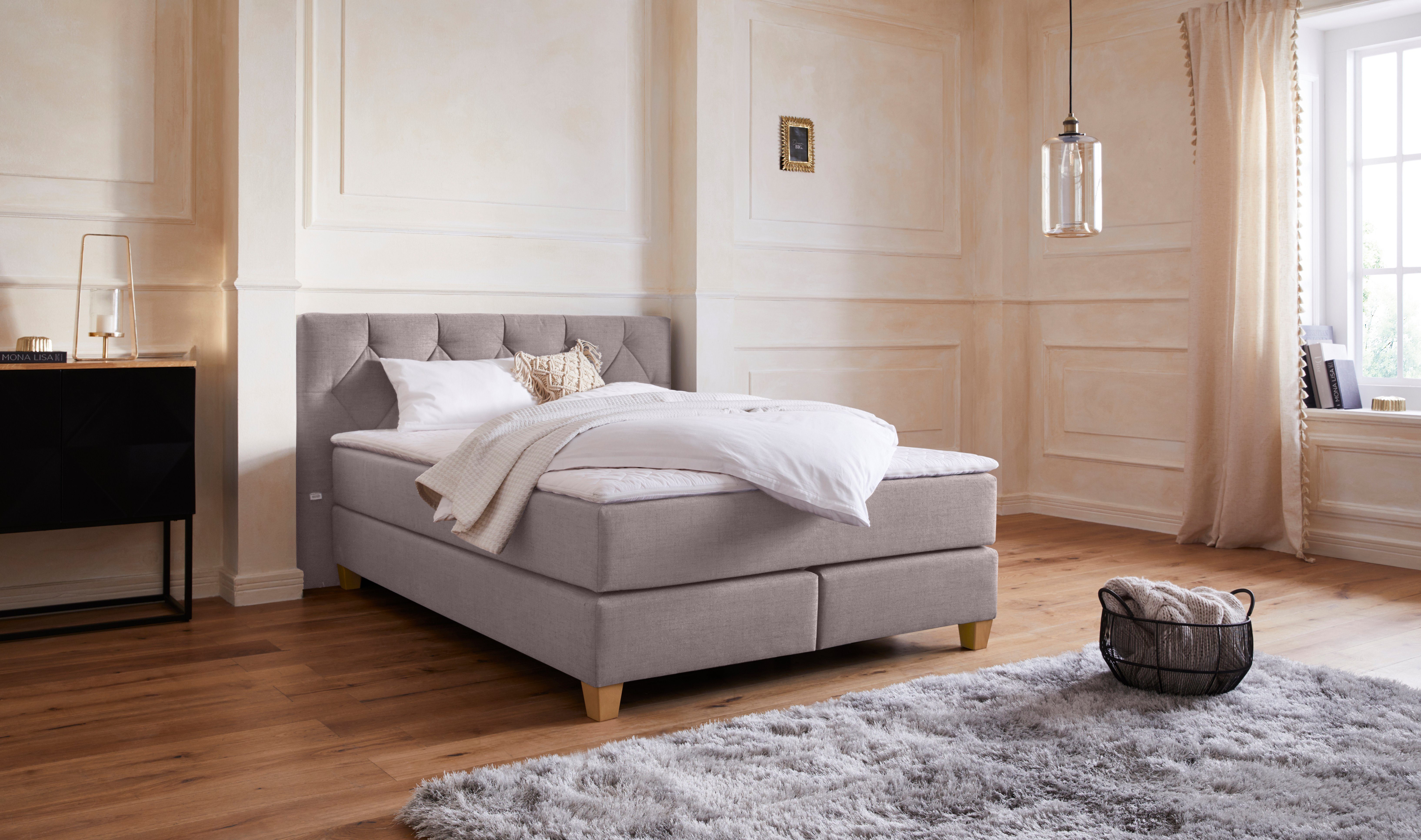 Guido Maria Kretschmer Home&Living Boxspring Harmones in 3 breedten, 3 matrassoorten, hardheid ook te combineren met 1 matras in h2 en 1 matras in h3, incl. topmatras