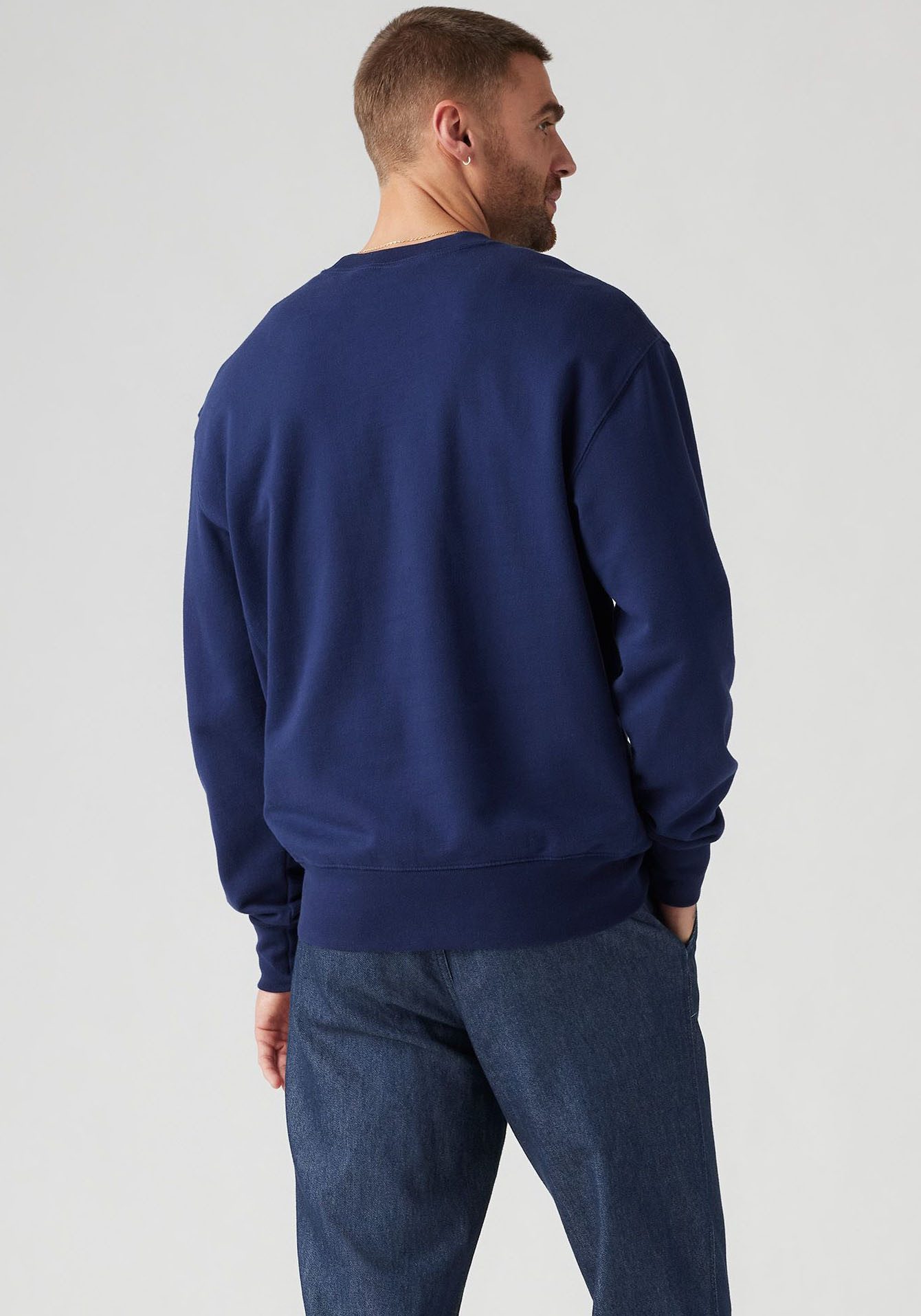 Levi's® Sweatshirt AUTHENTIC CREW met geborduurd logo