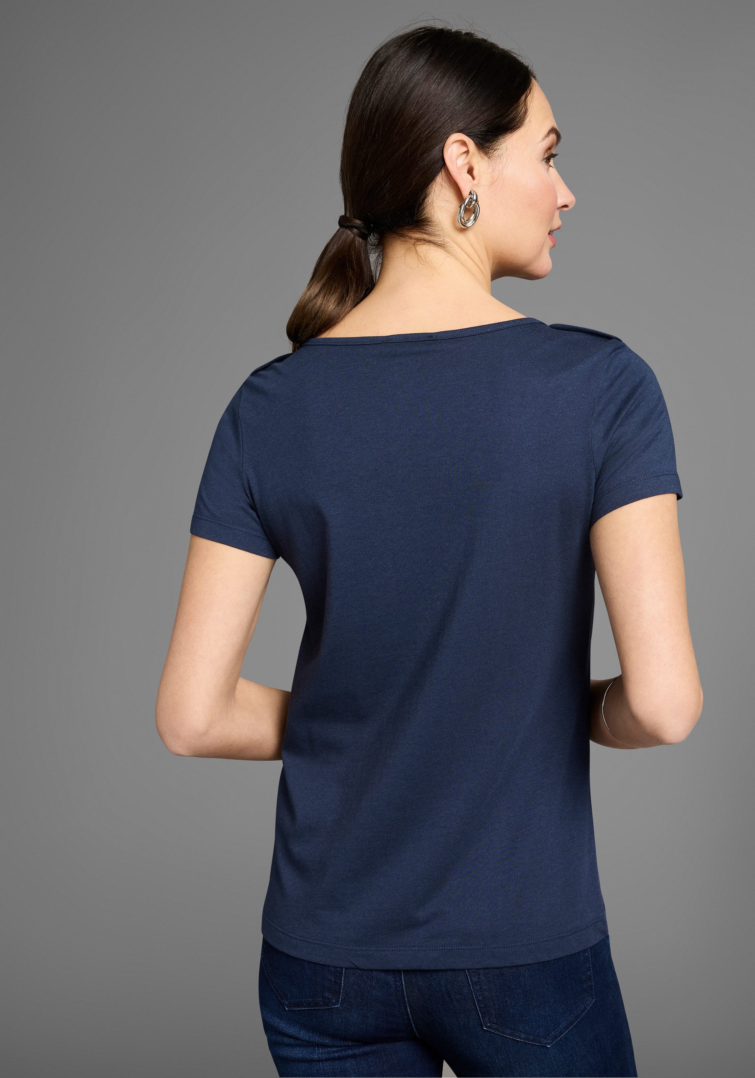 HECHTER PARIS Shirt met ronde hals