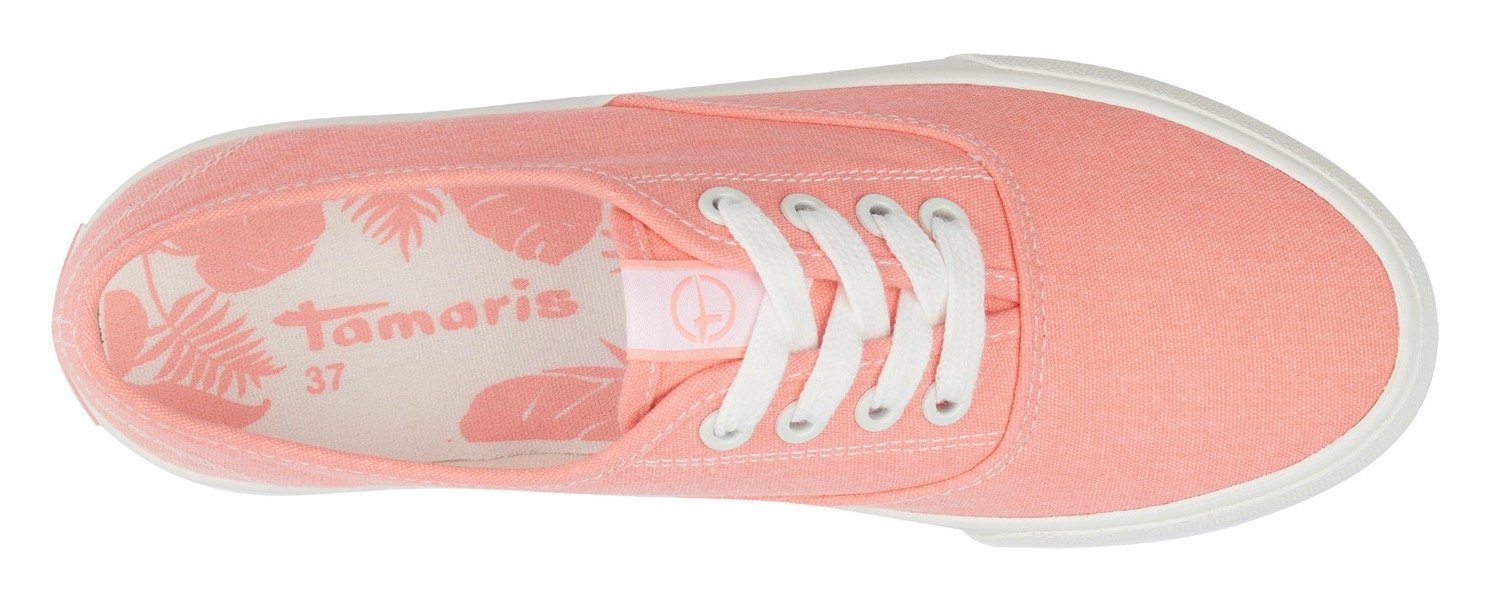 Tamaris Sneakers in zomerkleuren, vrijetijdsschoen, lage schoen, veterschoen