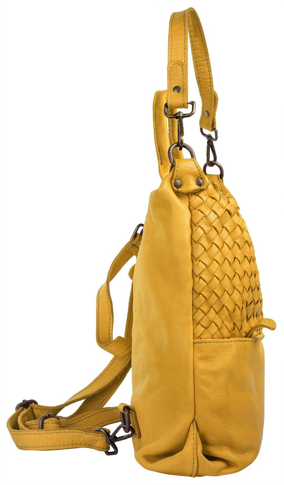 Samantha Look Rugzak echt leer, made in italy