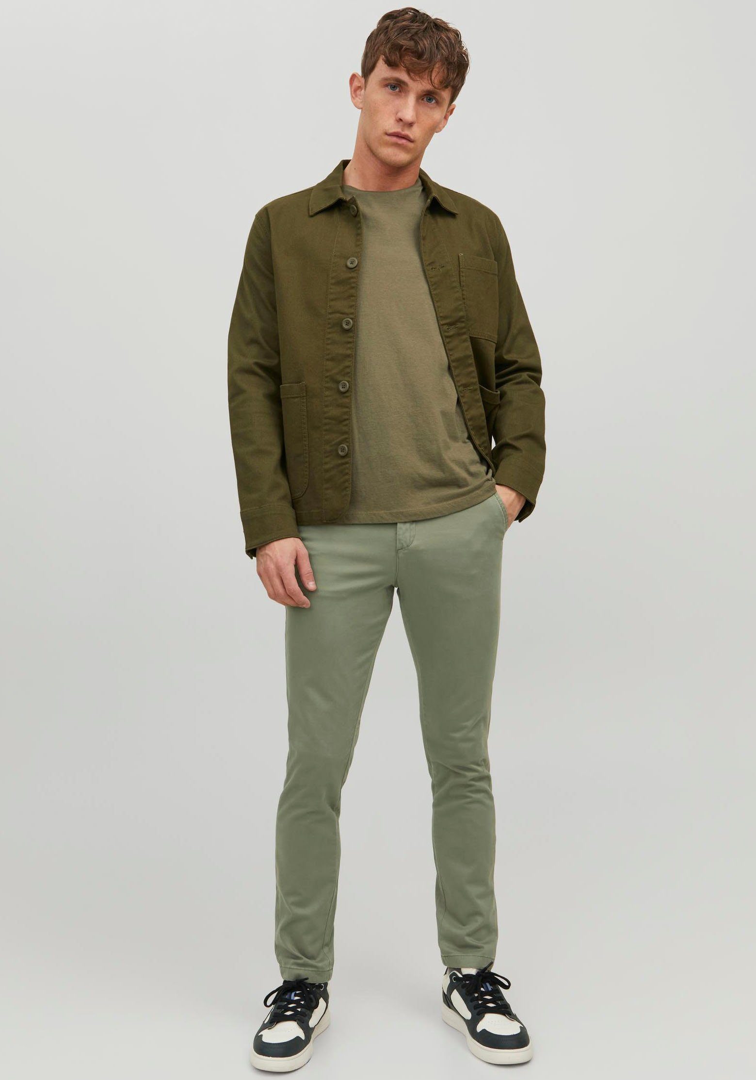 Jack & Jones Chino JPSTMARCO met stretchcomfort en smalle pijpen