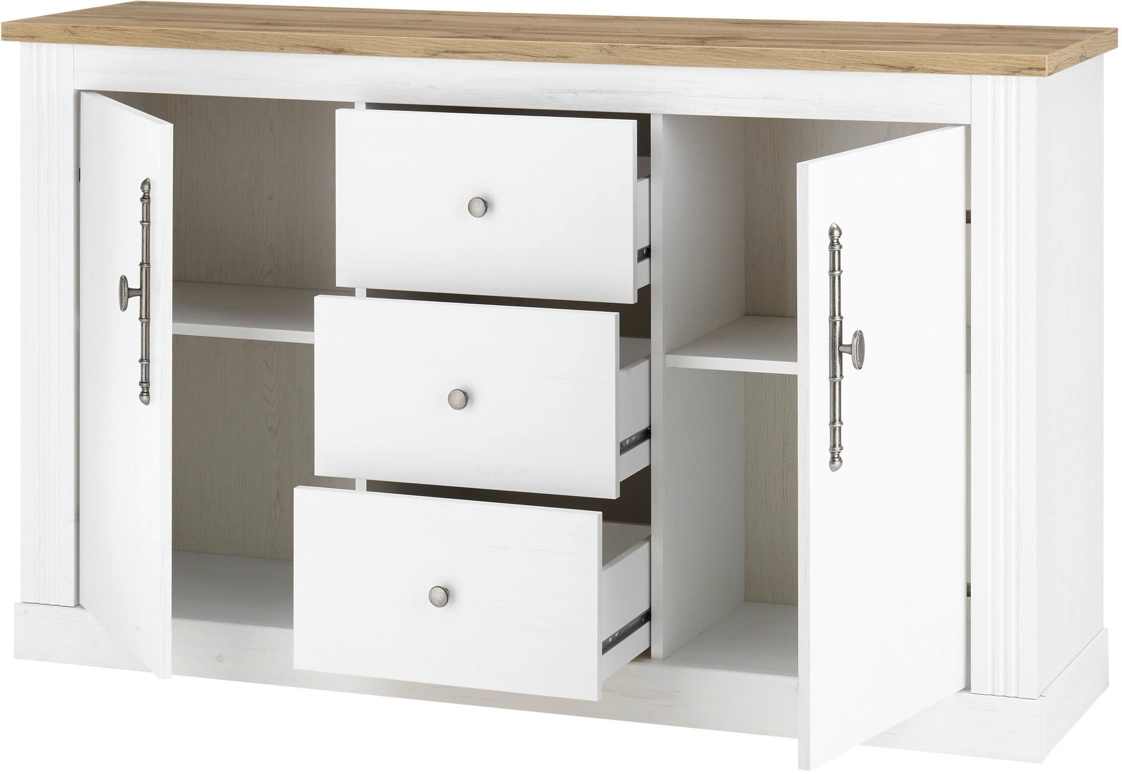 Home affaire Kantoormeubelset Westminster in romantische rustieke stijl, exclusief by otto