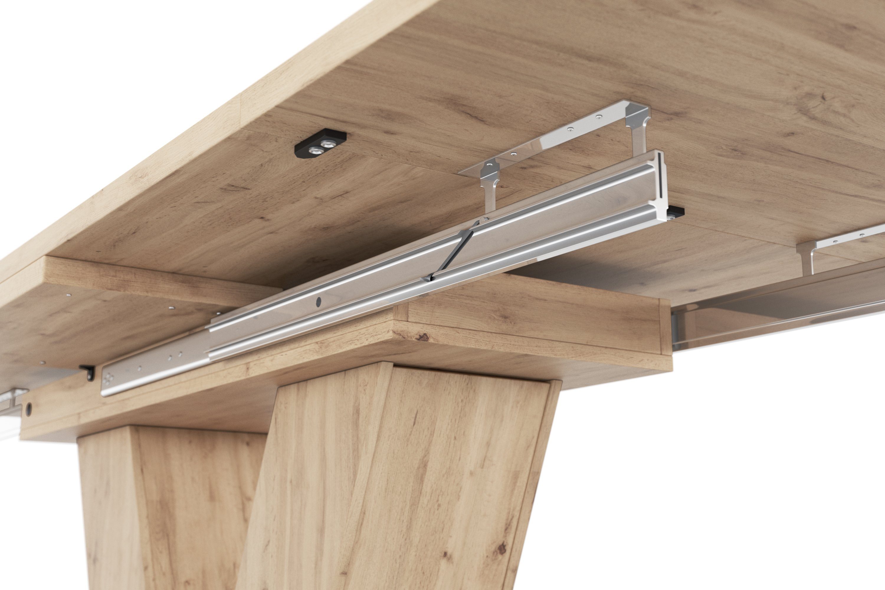 Mäusbacher Eettafel Comfort tafel TOPSELLER! Mäusbacher eettafel met V-frame en voetplaat. Breedte 180-280