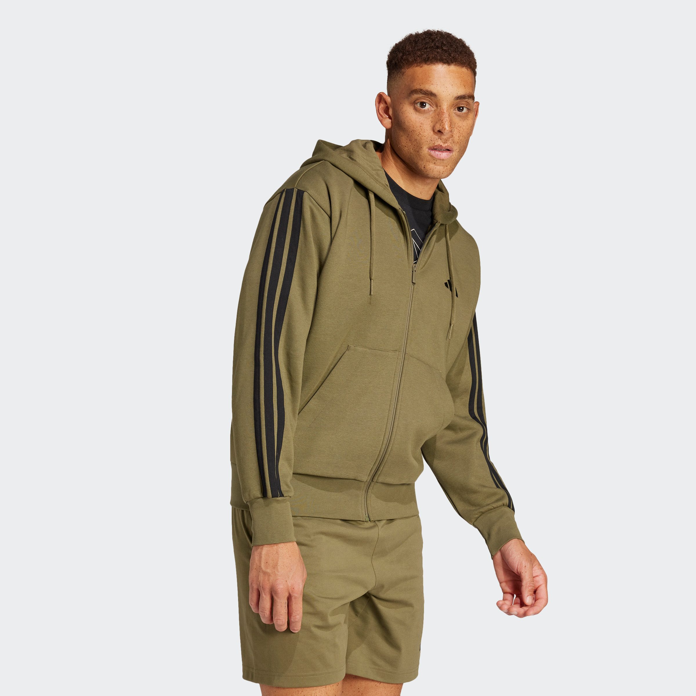 adidas Sportswear Sweatshirt M 3S FL FZ HD