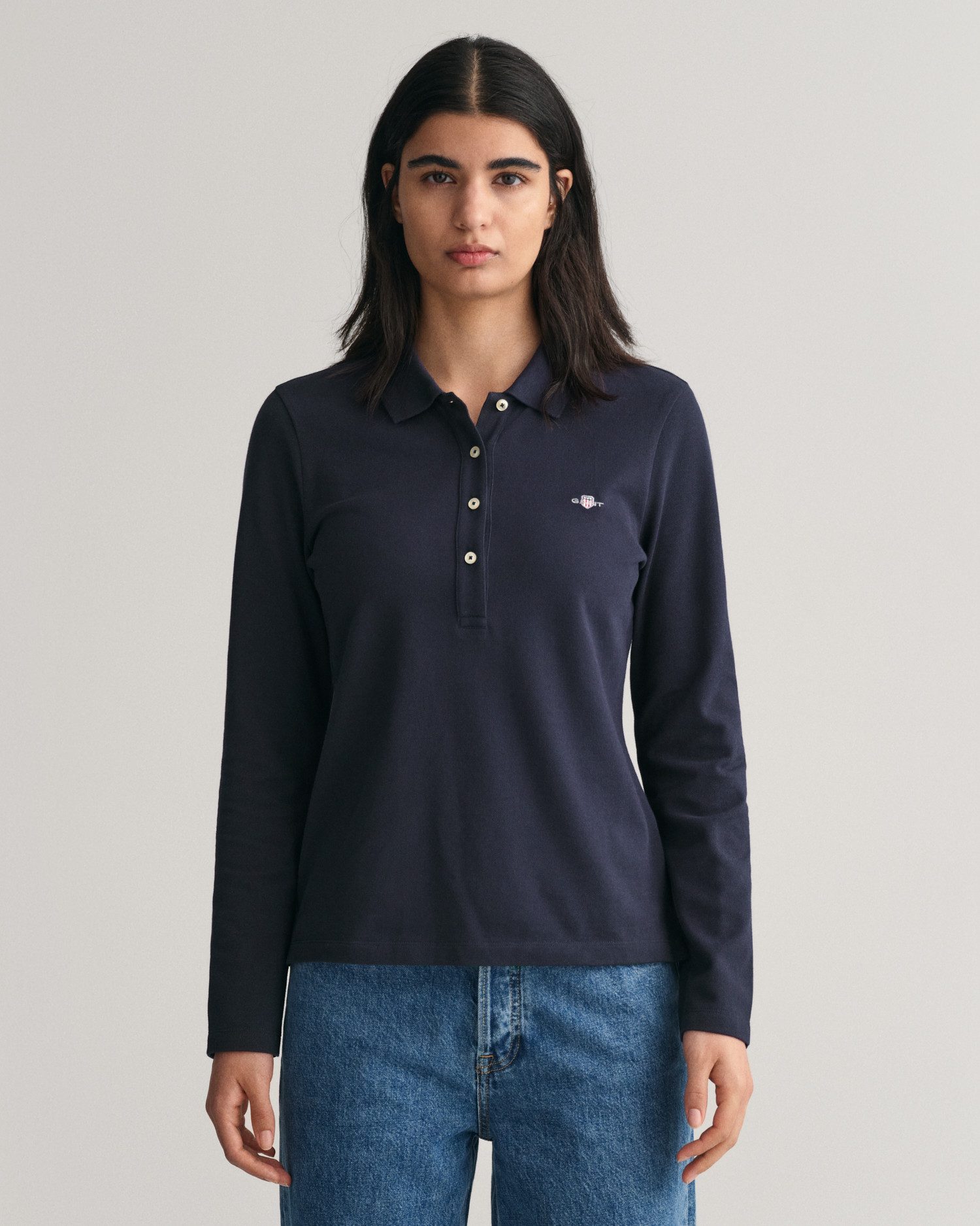 Gant Poloshirt met lange mouwen