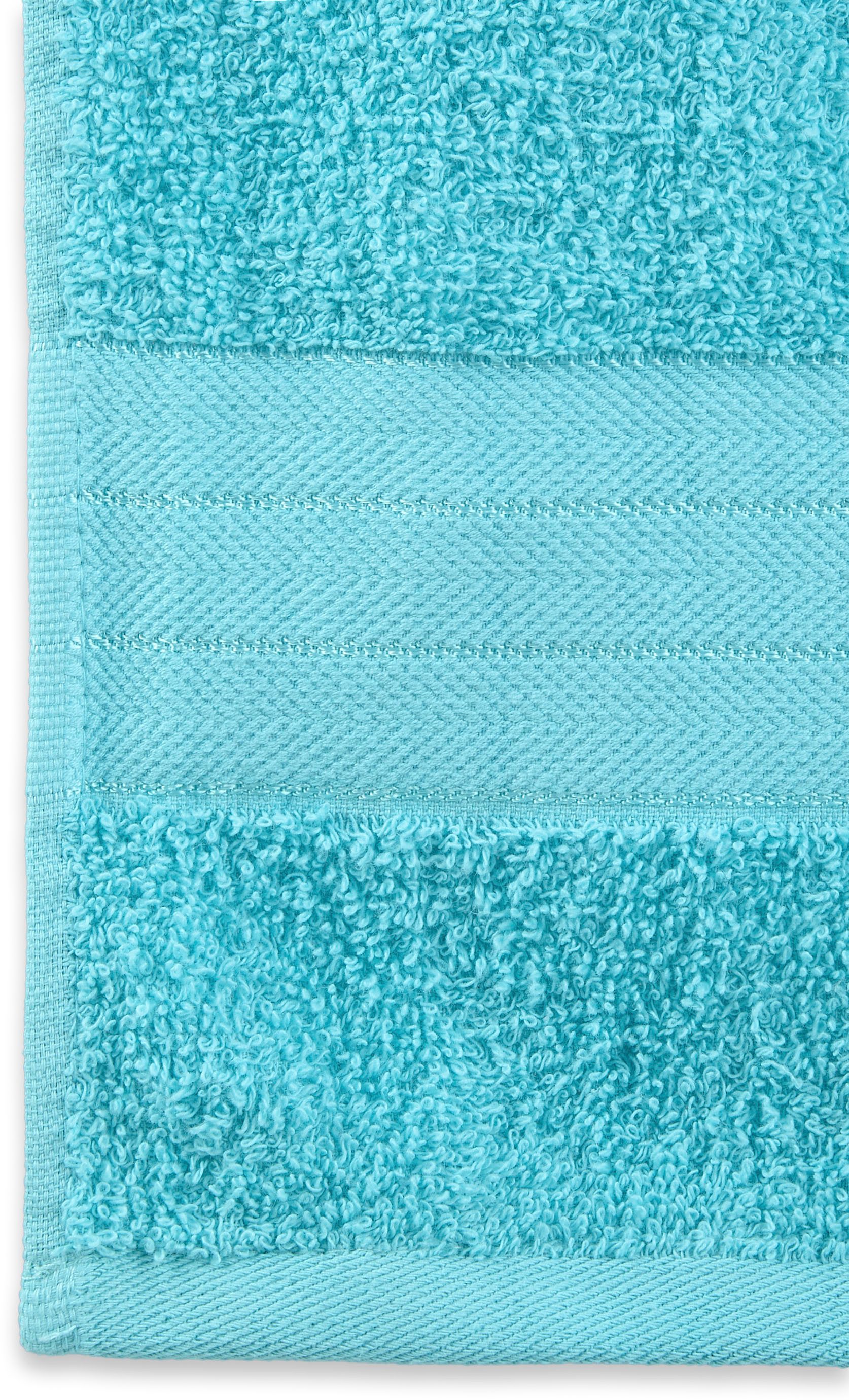 good morning Badlaken Uni Towels Katoen, walkfrottee, bies, 500 GSM, effen, zonder ophangbeugel (2 stuks)