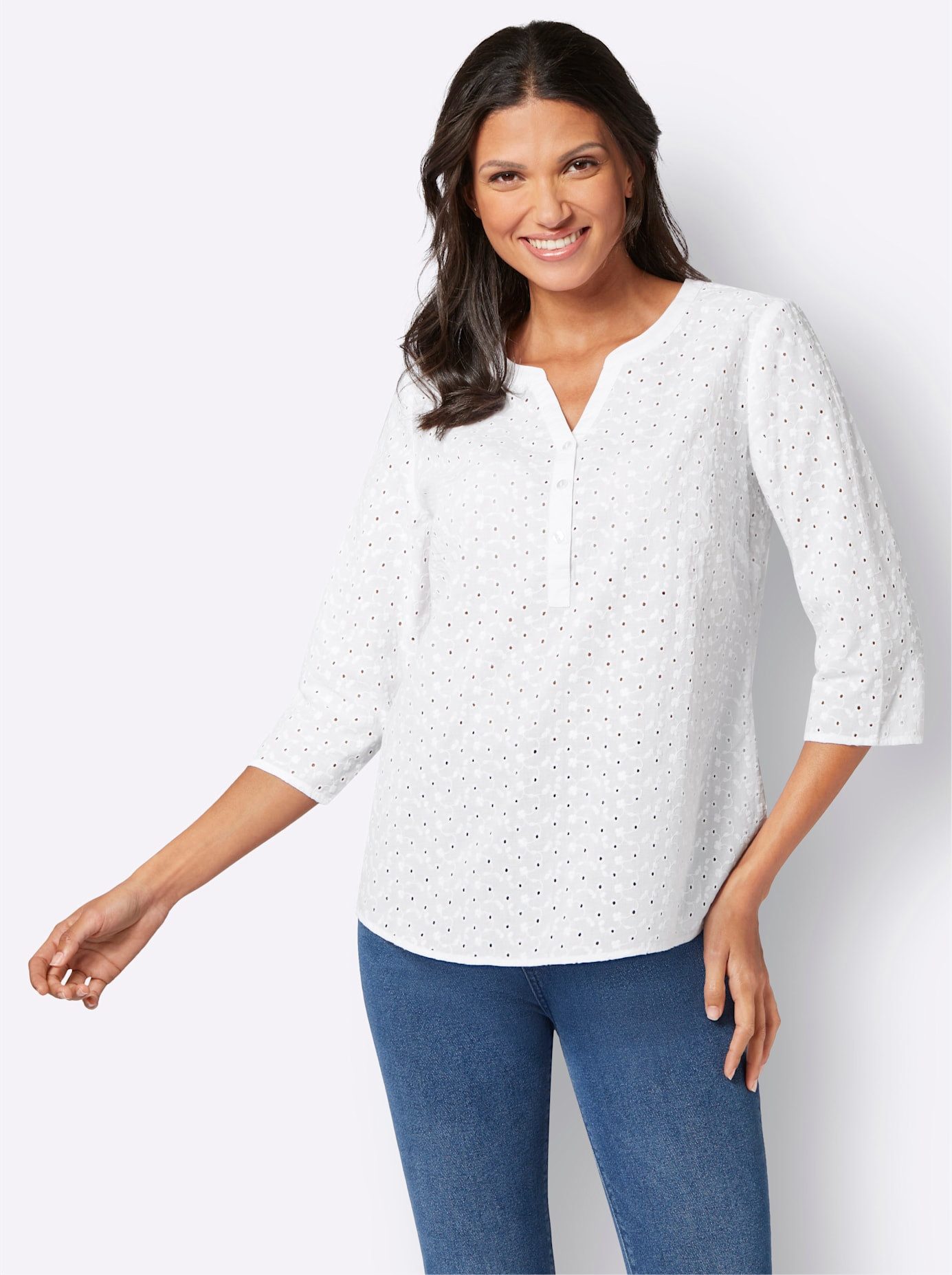 Classic Basics Blouse zonder sluiting dames tunieken maat 52 beige