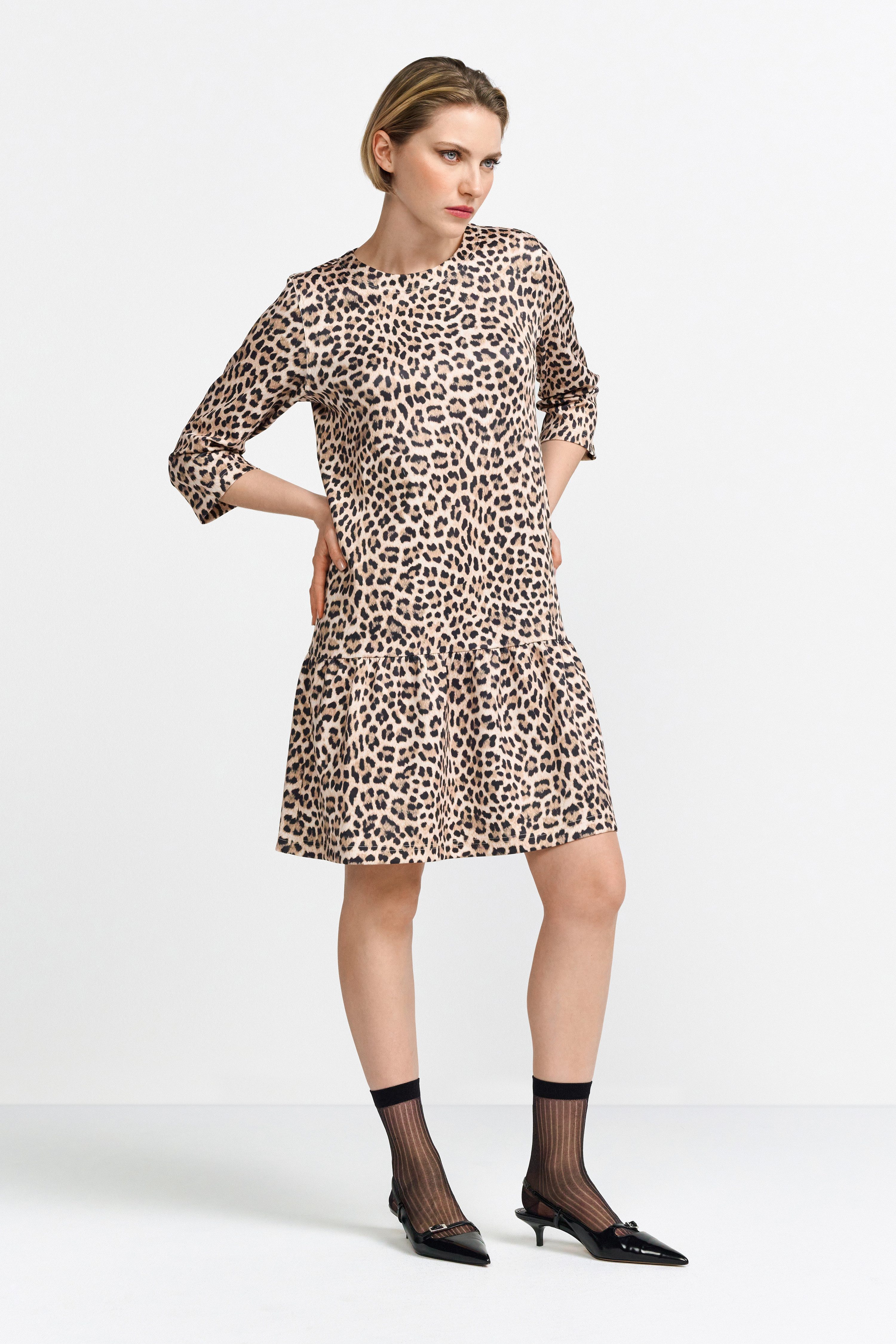 Rich & Royal Mini-jurk Met een ronde hals