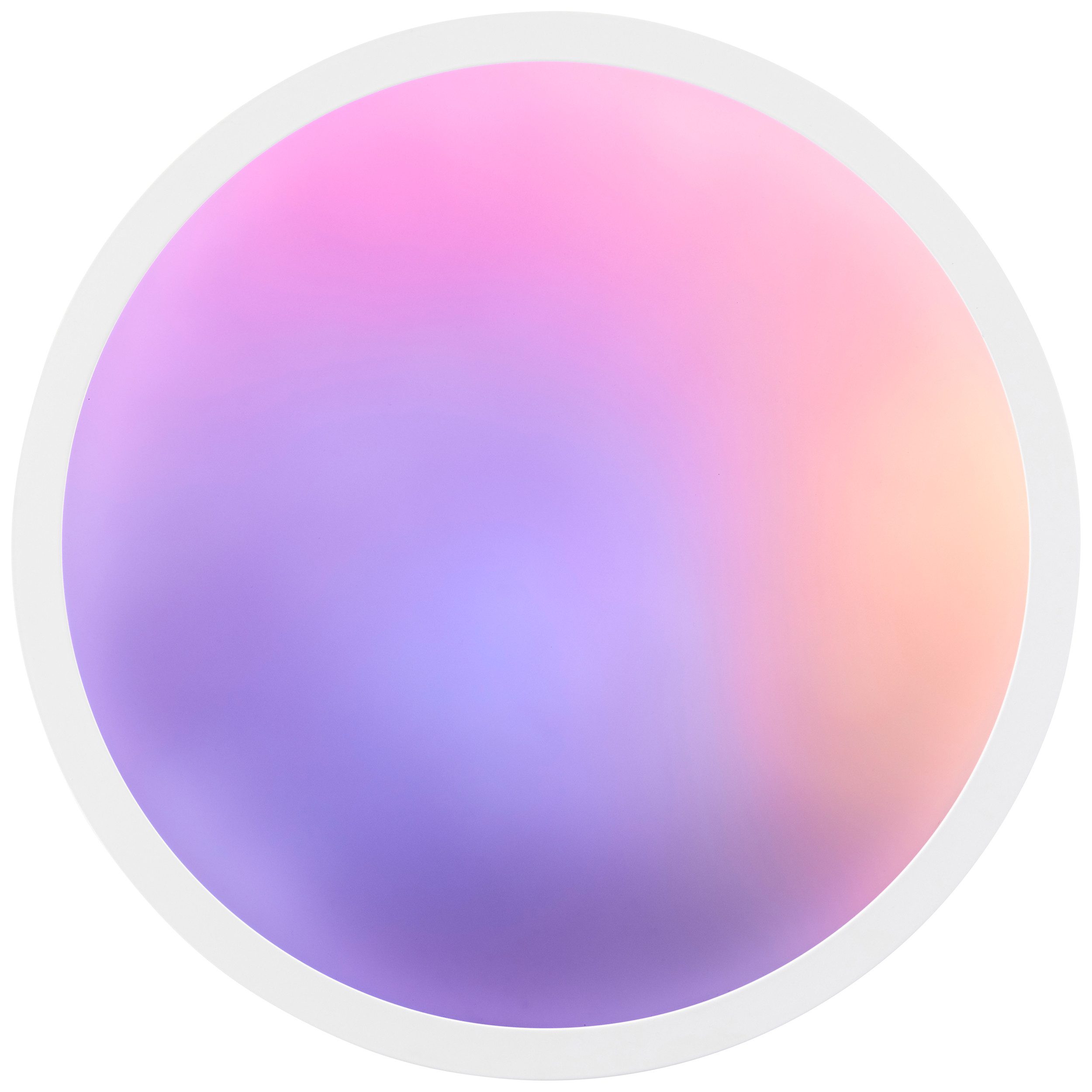 Brilliant Leuchten Led-plafondlamp Briston Ø 42 cm, 1900 lm, 3000-6500 K, IC-RGB, dimbaar, aluminium, wit