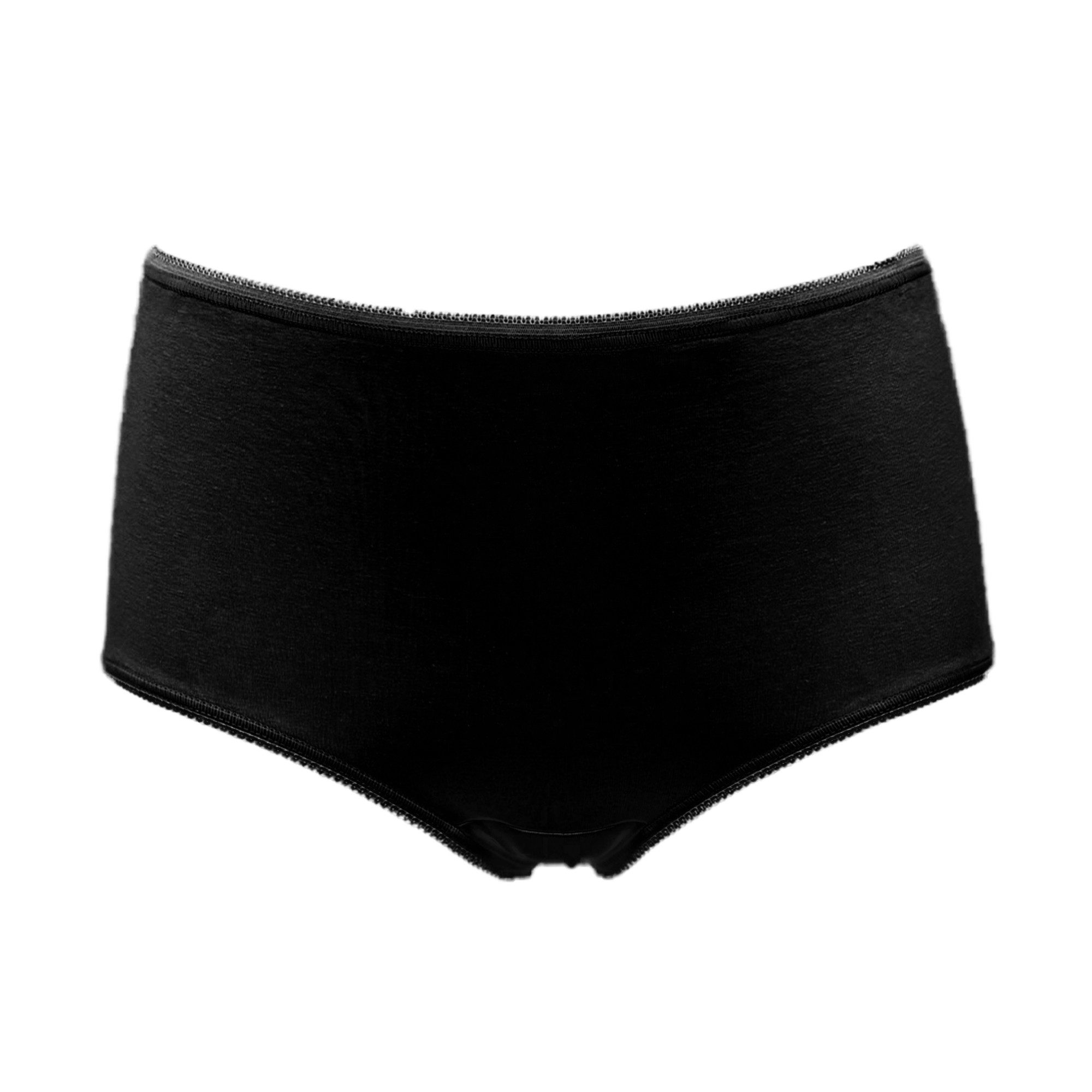 MUSTANG Midislip Midi cotton brief (Set van 3) dames slips maat L zwart