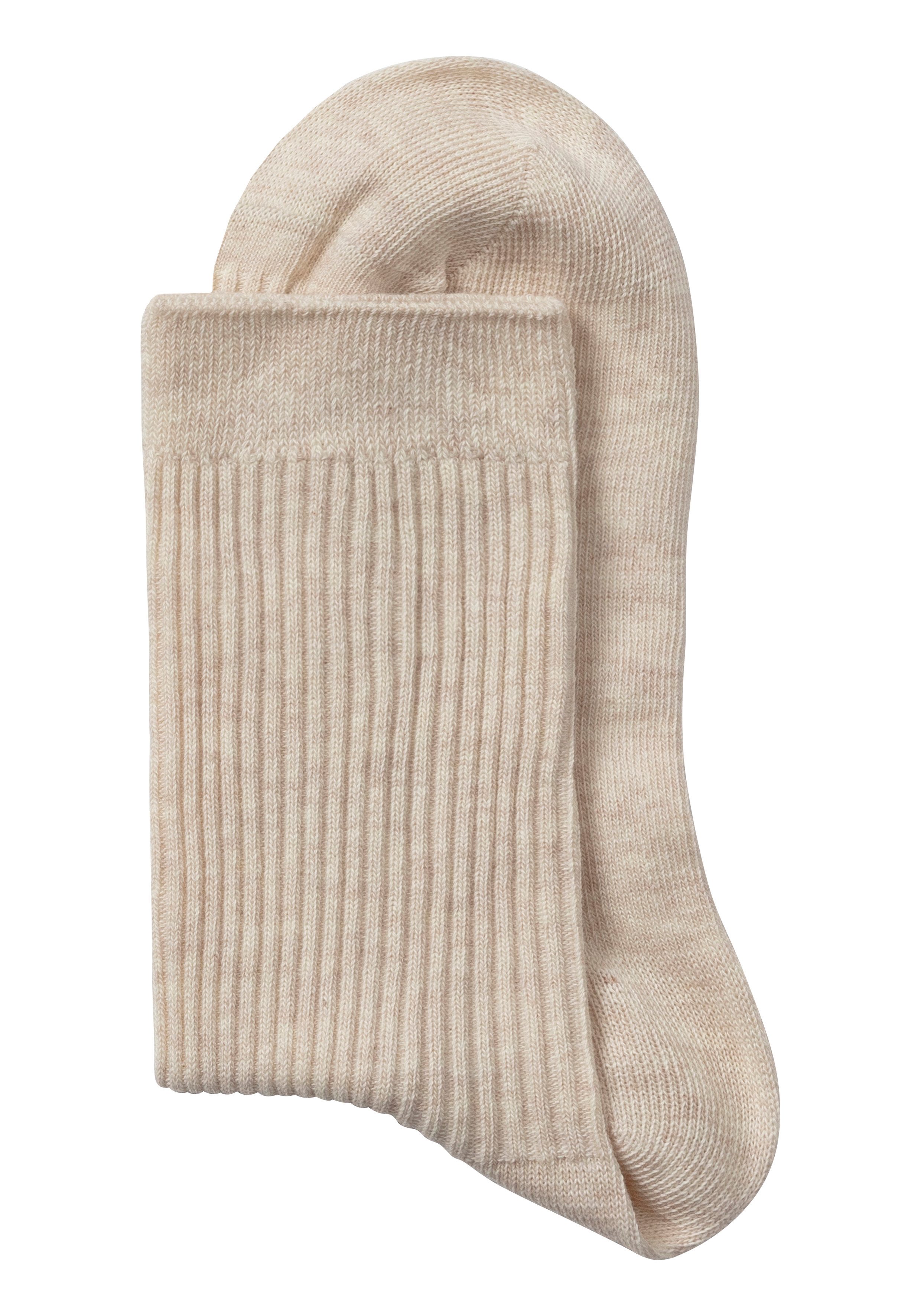 Lavana Basic sokken met fijne rib (set, 5 paar)