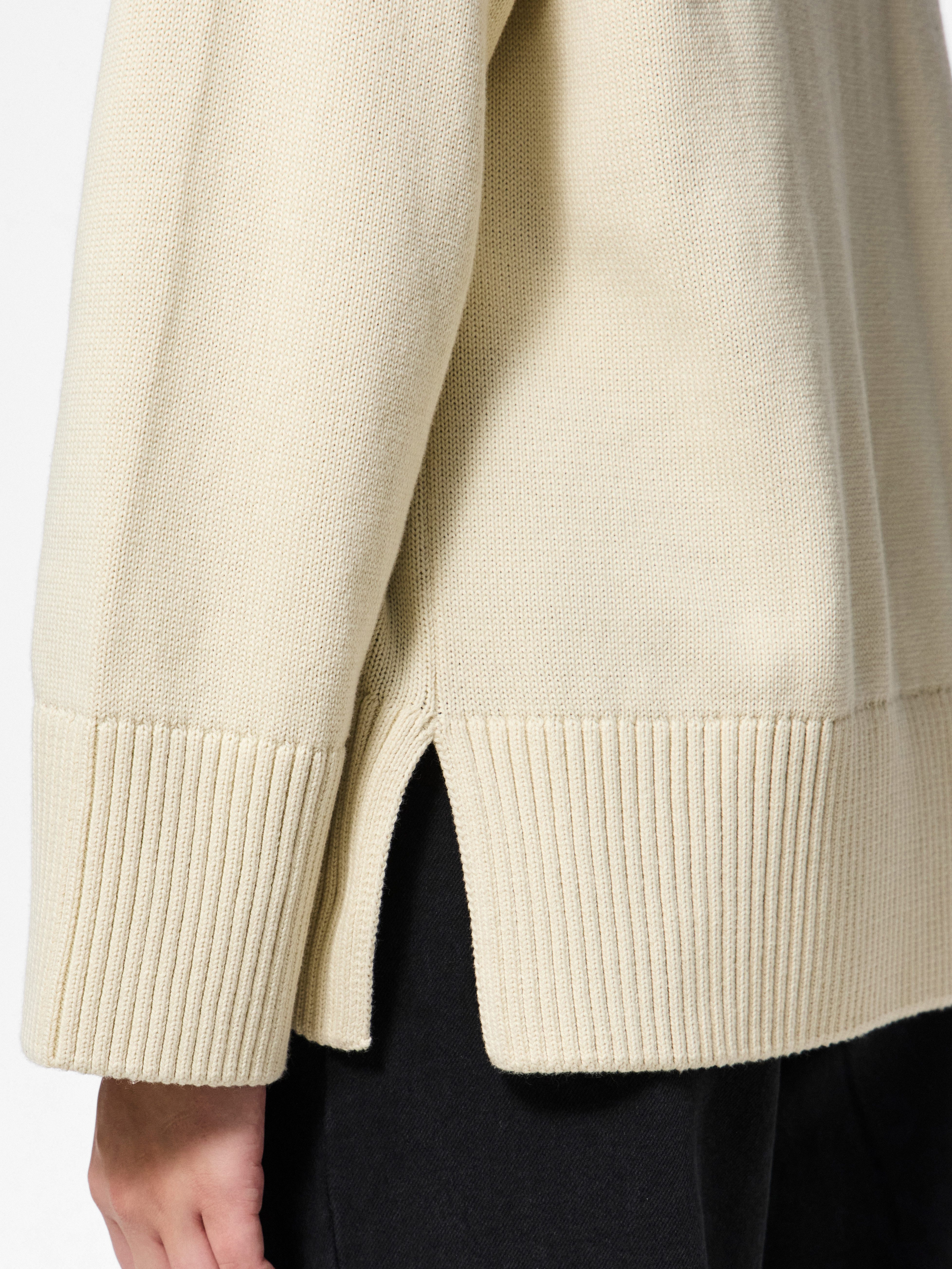 pieces Trui met ronde hals PCAVA LS O-NECK SLIT KNIT NOOS