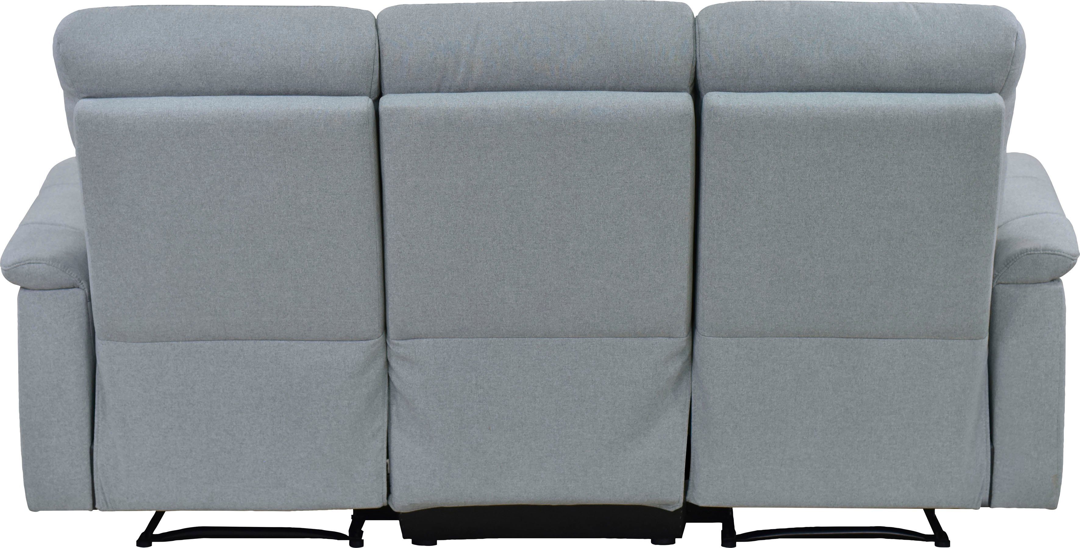 Home affaire 3-zitsbank Southbrook met handmatige en elektrische relaxfunctie