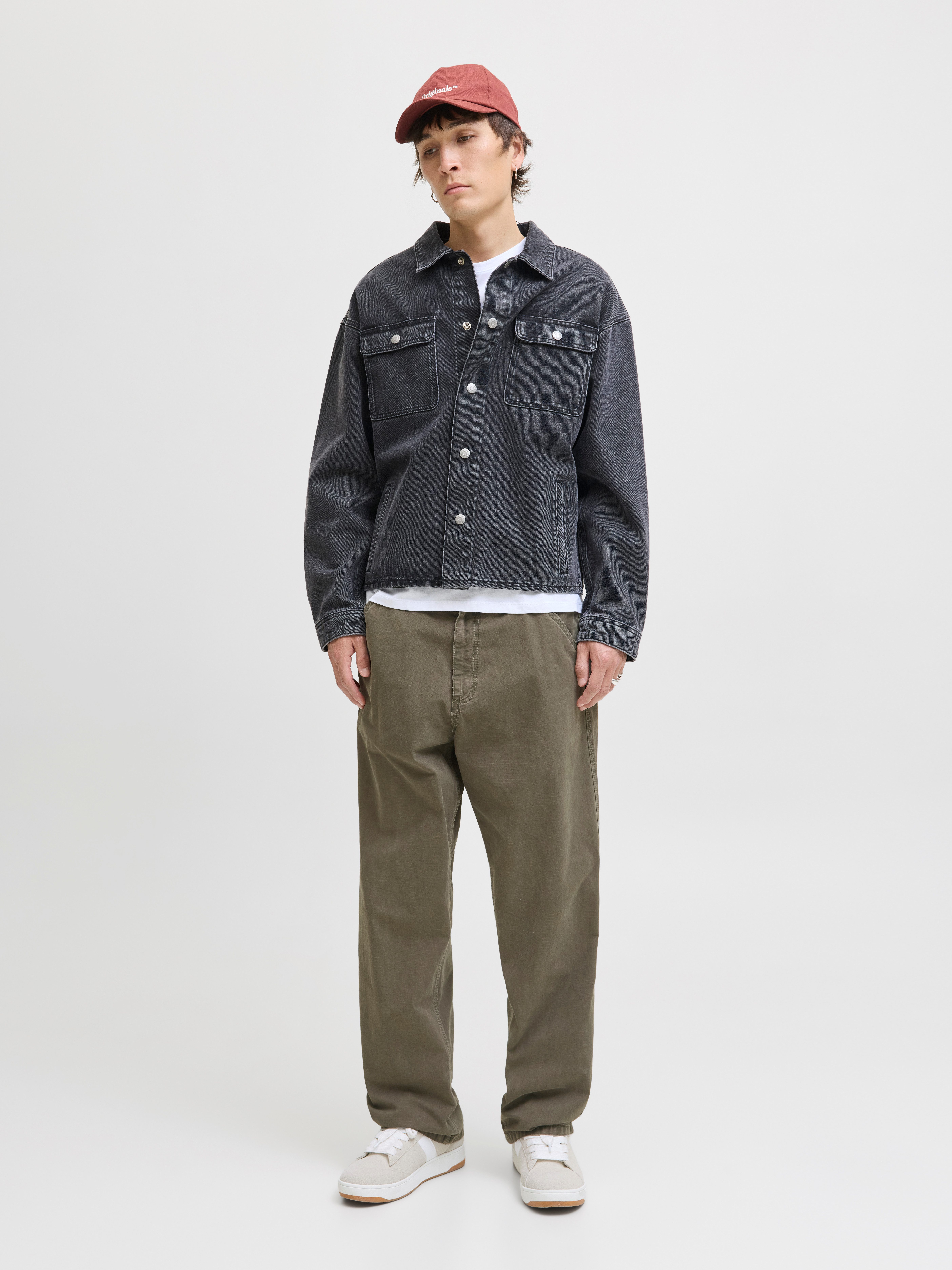 Jack & Jones Five-pocketsbroek JPSTALEX EMBER WORKER PANT LN