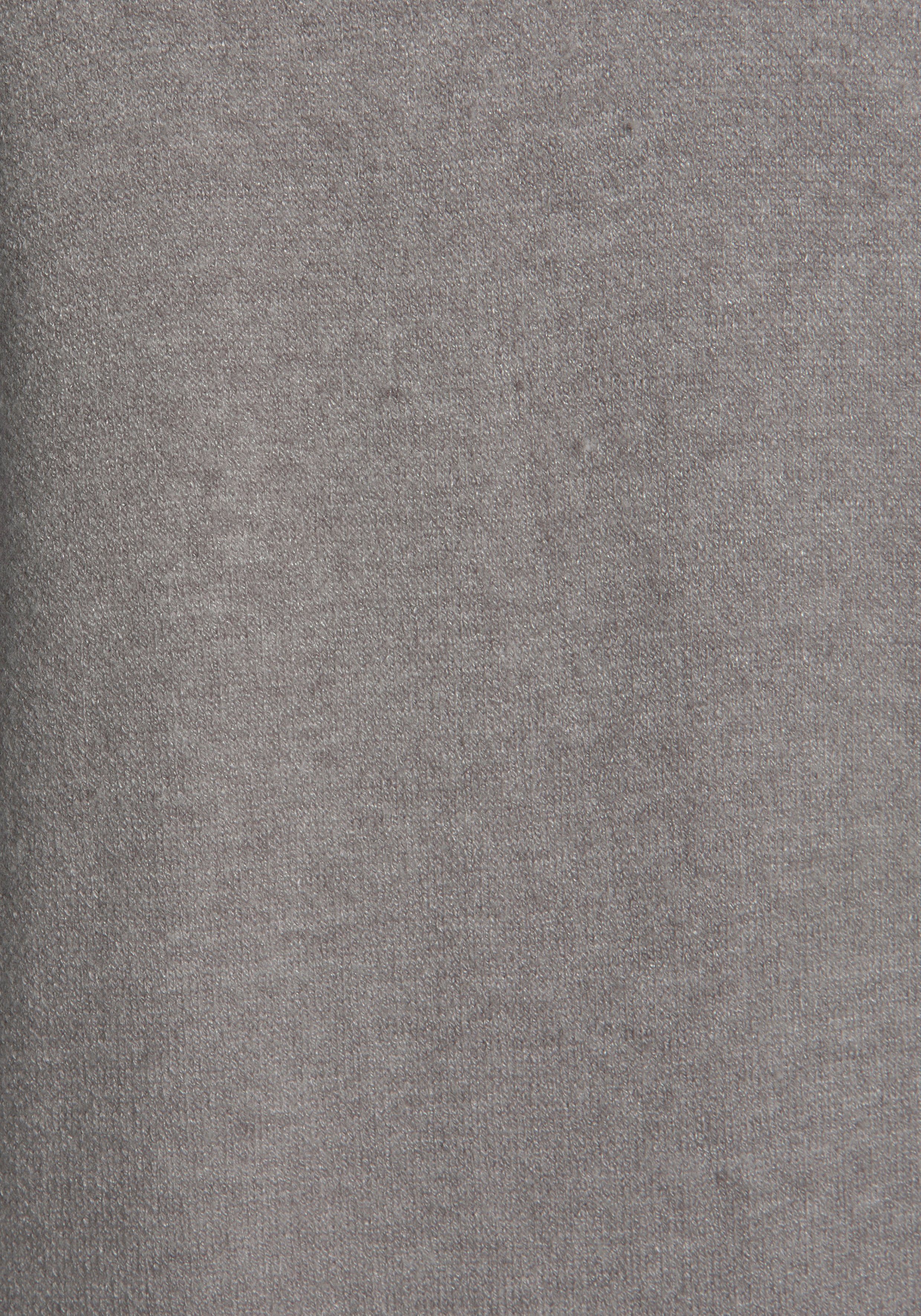 Lascana Lang vest met ribbrei-details en zakken, casual gebreide mantel