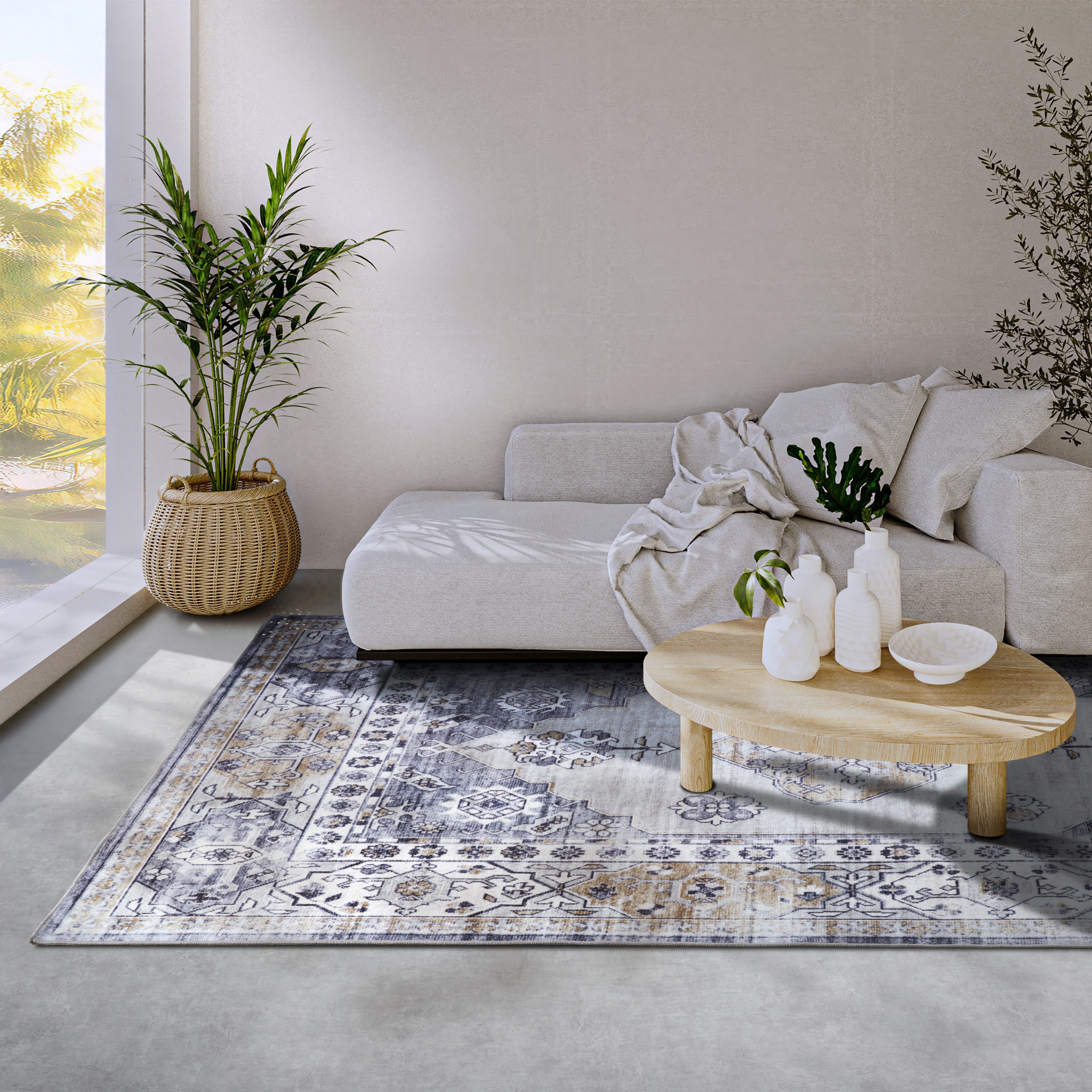 freundin Home Collection Vloerkleed Meridiem Kortpolig, antislip, oriënt, vintage, klassiek, woonkamer, gang