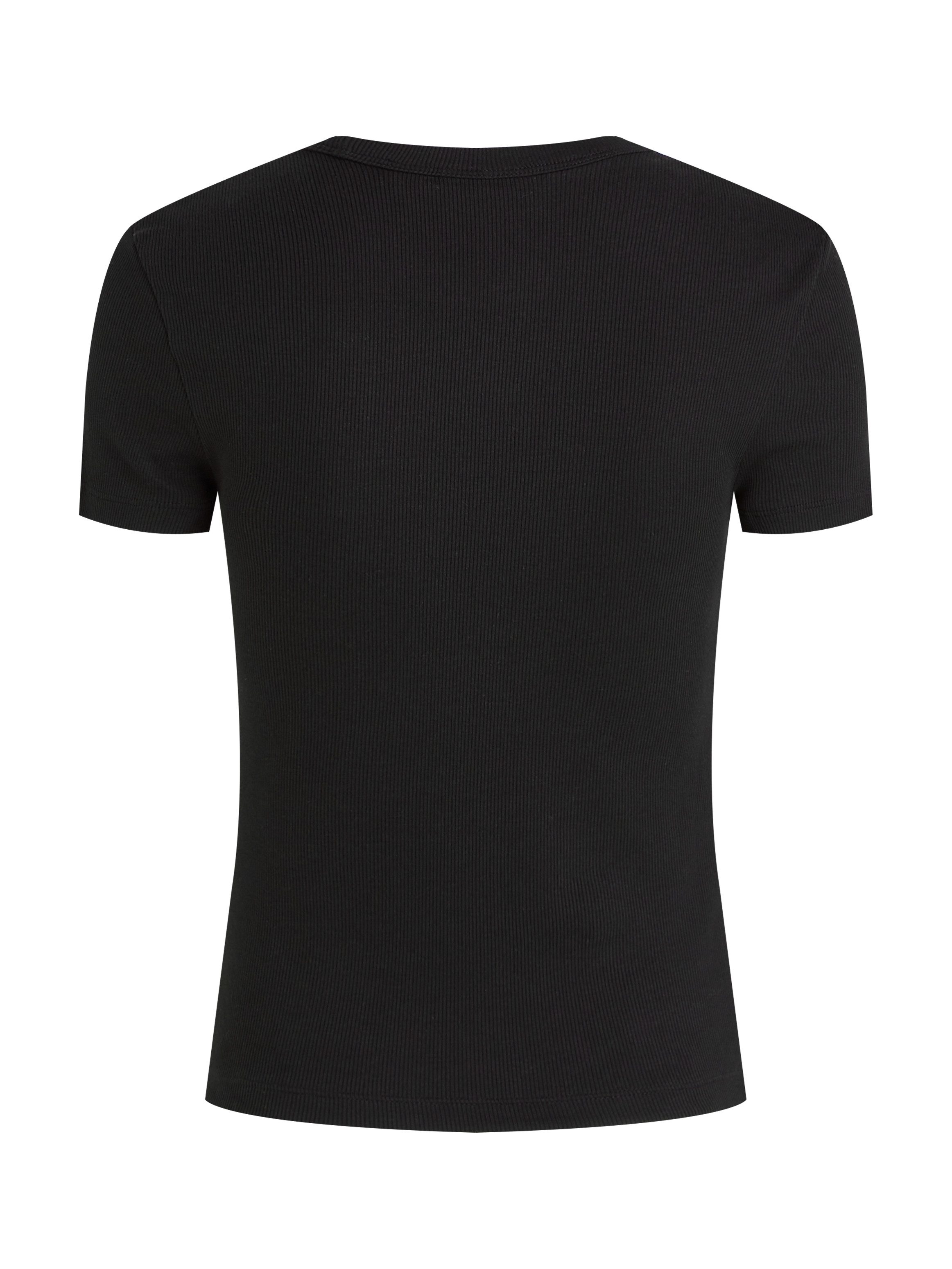 Calvin Klein T-shirt WOVEN LABEL RIB FITTED TEE
