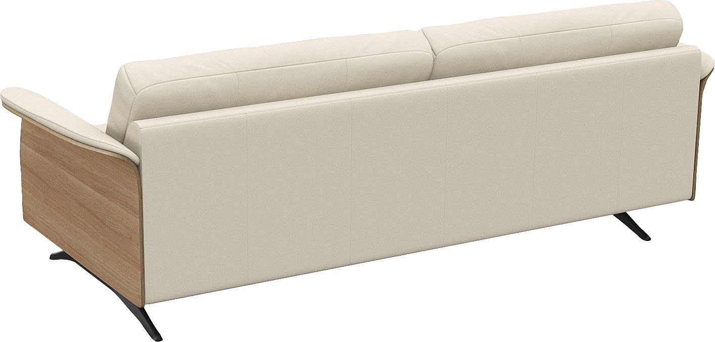 FLEXLUX 3-zitsbank Glow designbank, comfortabel en comfortabel door hoogwaardige zitconstructie
