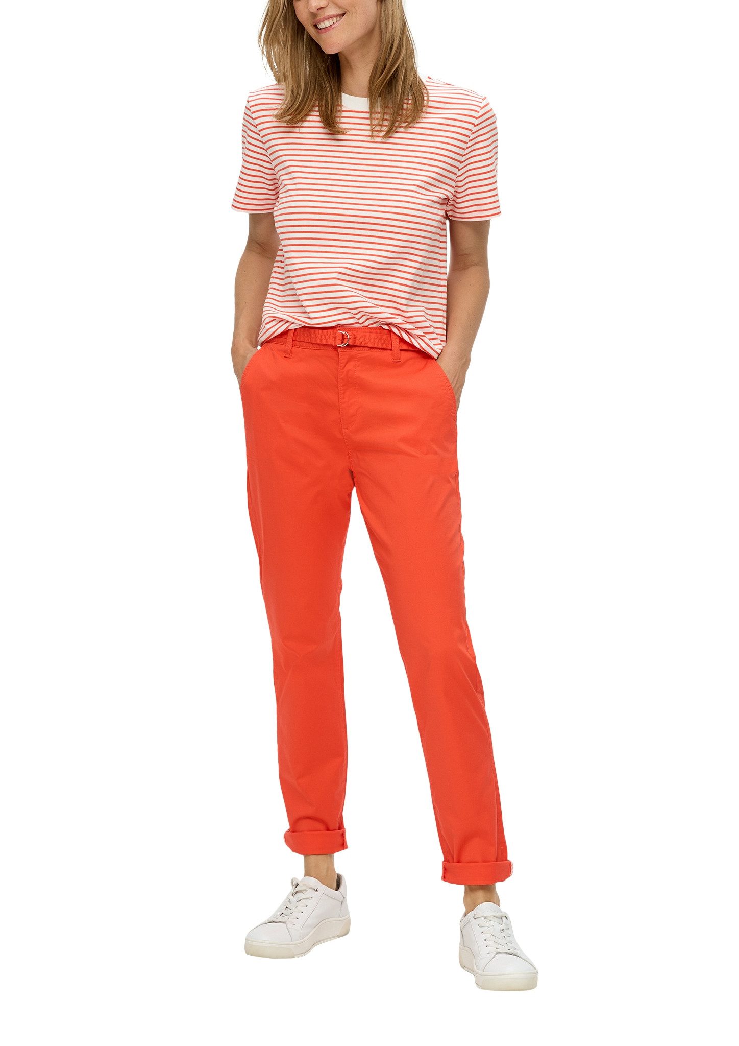 s.Oliver Chino met riem (2-delig)