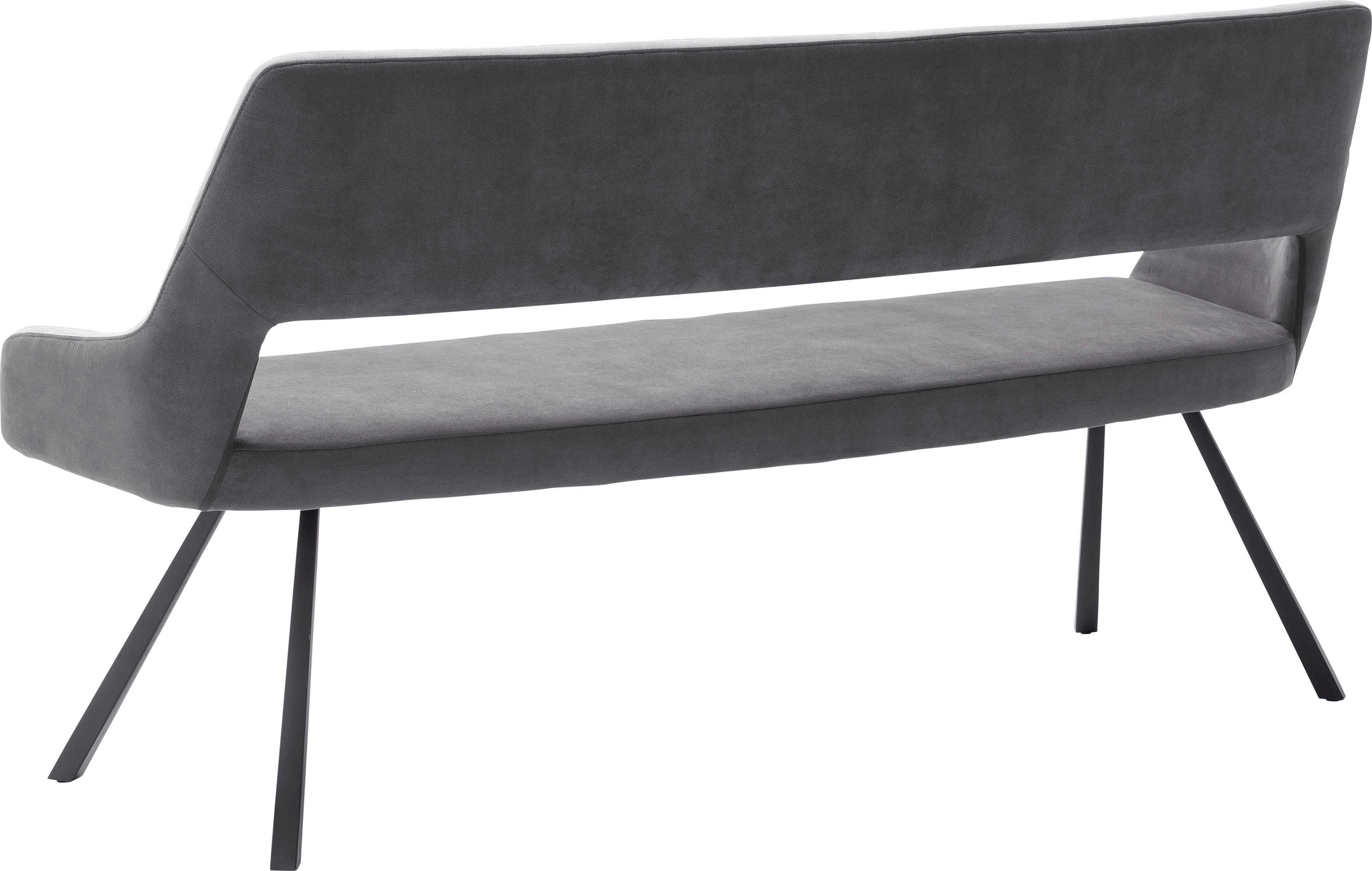 MCA furniture Zitbank Bayonne tot 280 kg belastbaar, zithoogte 50 cm, naar keuze 155 cm-175 cm breedte