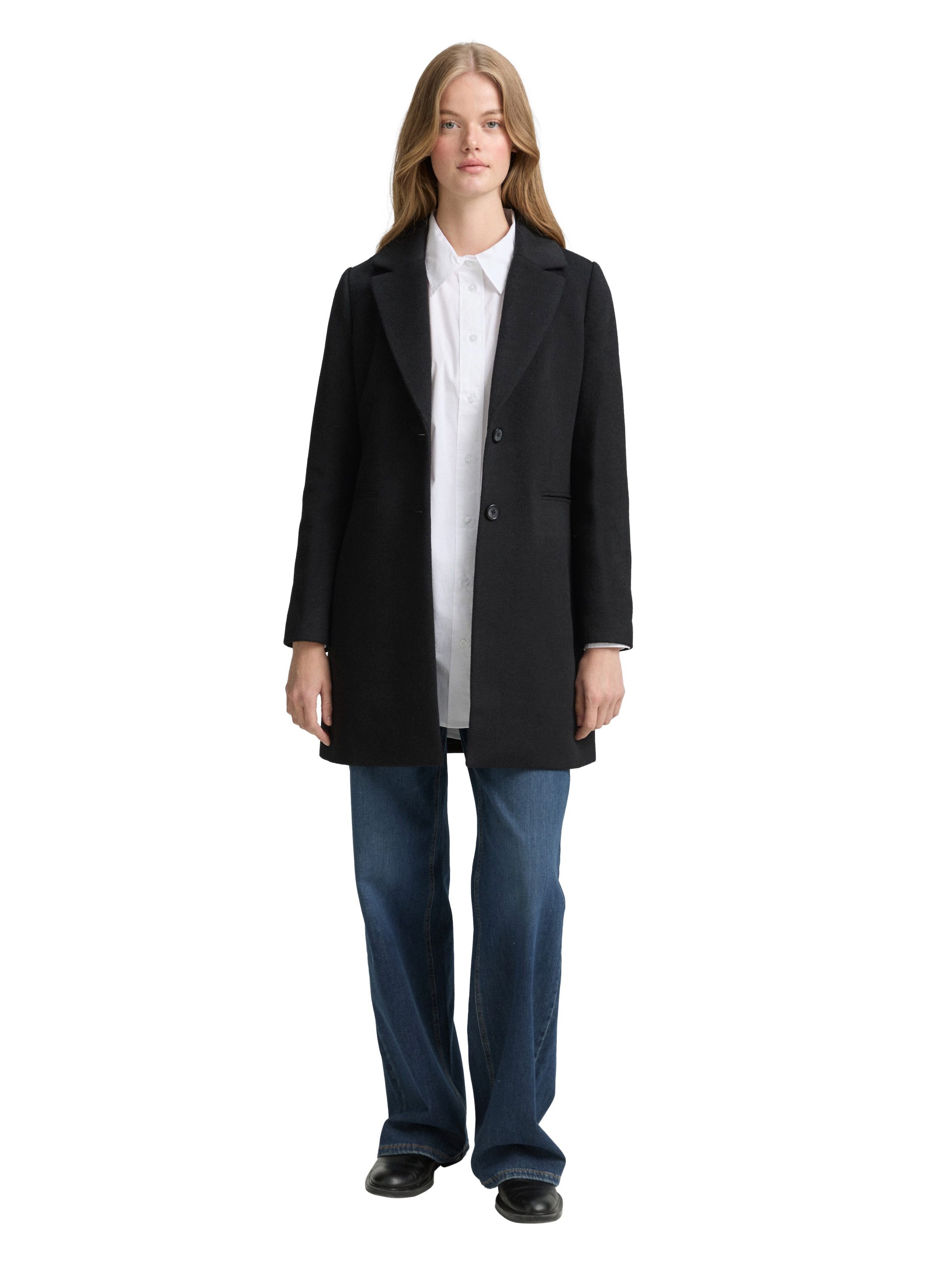 Tom Tailor Denim Wollen jas