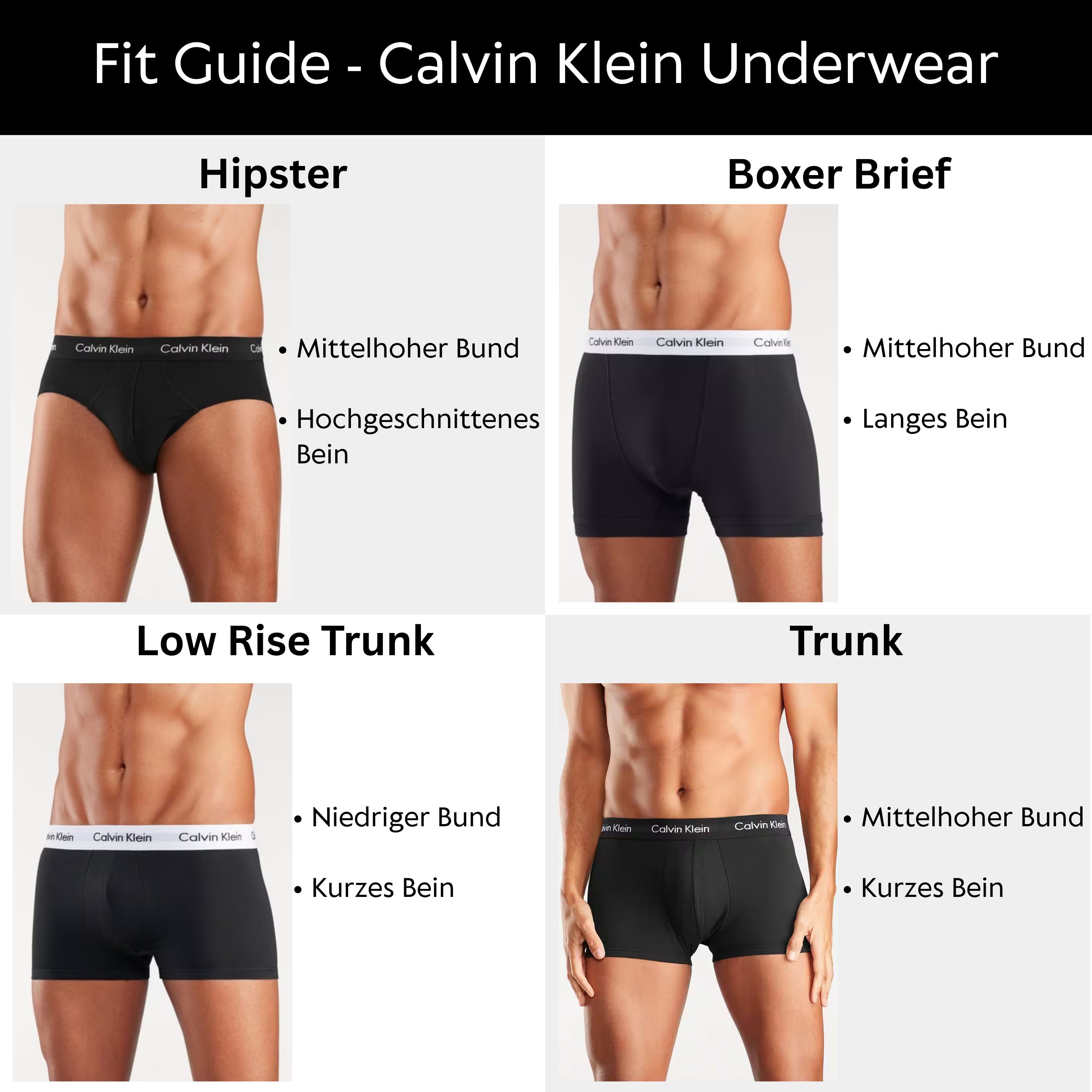 Calvin Klein Boxershort CK BOXER BRIEF 3PK in uni zwart met logo-opschrift (3 stuks)