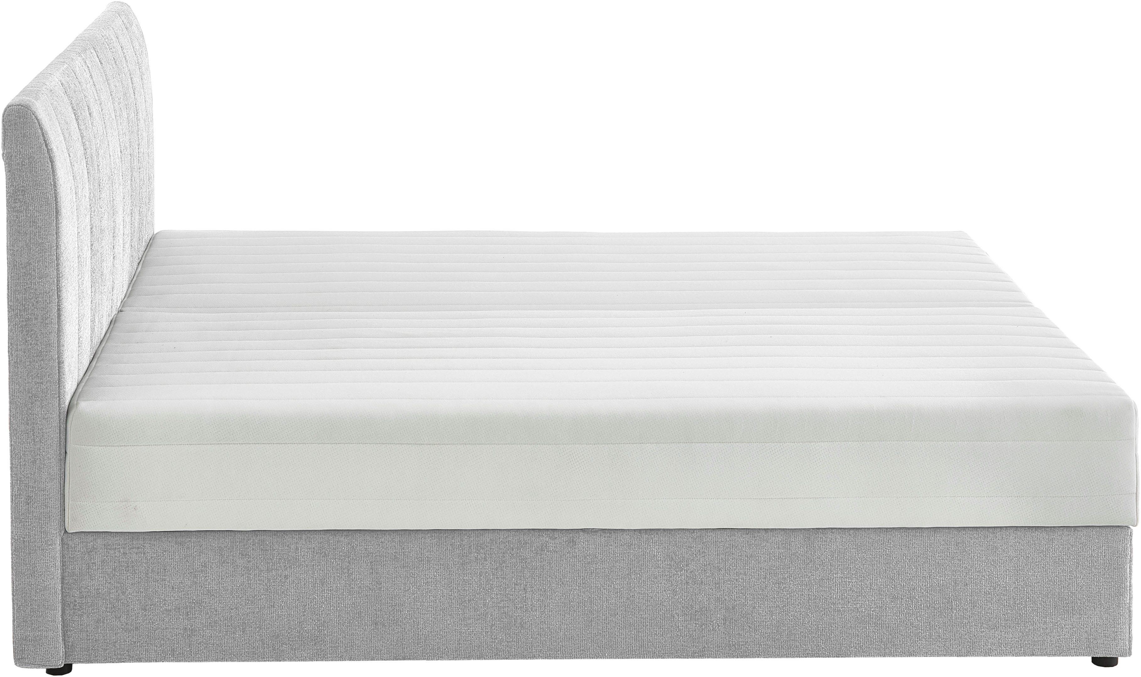 ATLANTIC home collection Boxspring ALISIA Met pocketvering, bedlade en kussenrol in originele bekleding